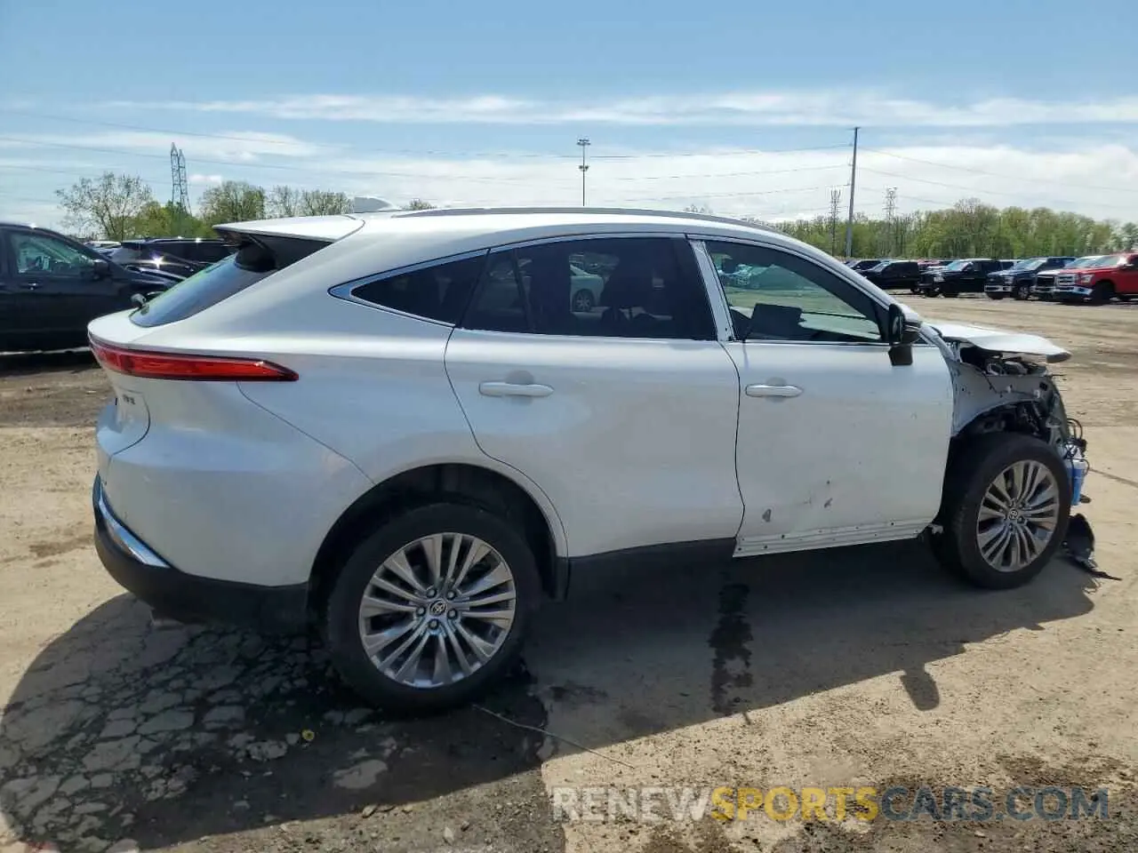 3 fotografías del automóvil dañado JTEAAAAH1PJ136777 TOYOTA VENZA 2023