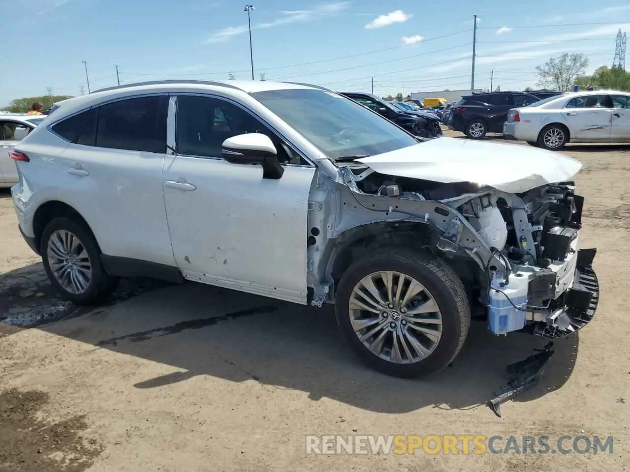 4 fotografías del automóvil dañado JTEAAAAH1PJ136777 TOYOTA VENZA 2023