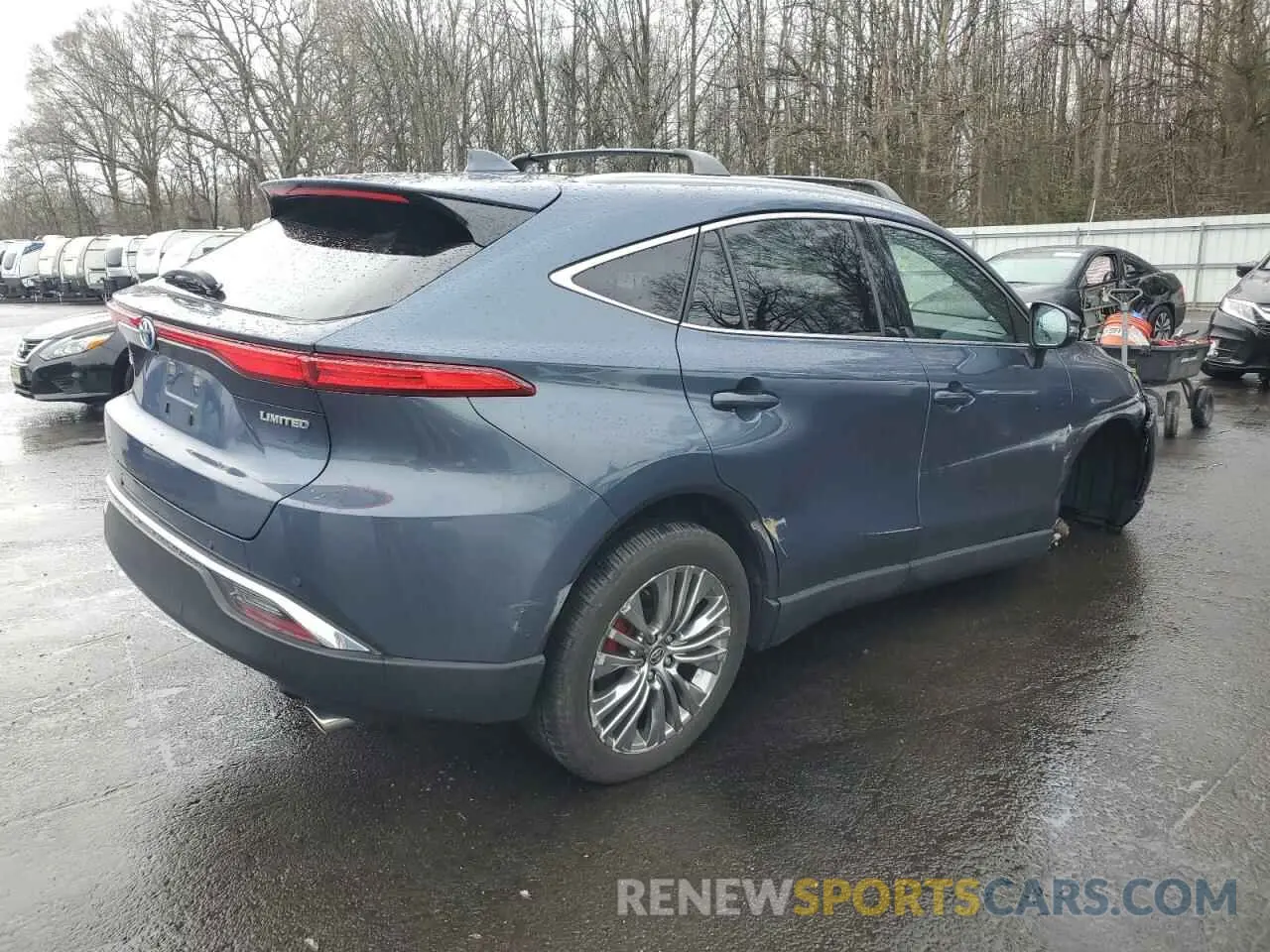 3 fotografías del automóvil dañado JTEAAAAH2PJ142071 TOYOTA VENZA 2023