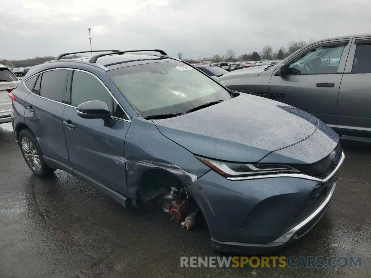 4 fotografías del automóvil dañado JTEAAAAH2PJ142071 TOYOTA VENZA 2023