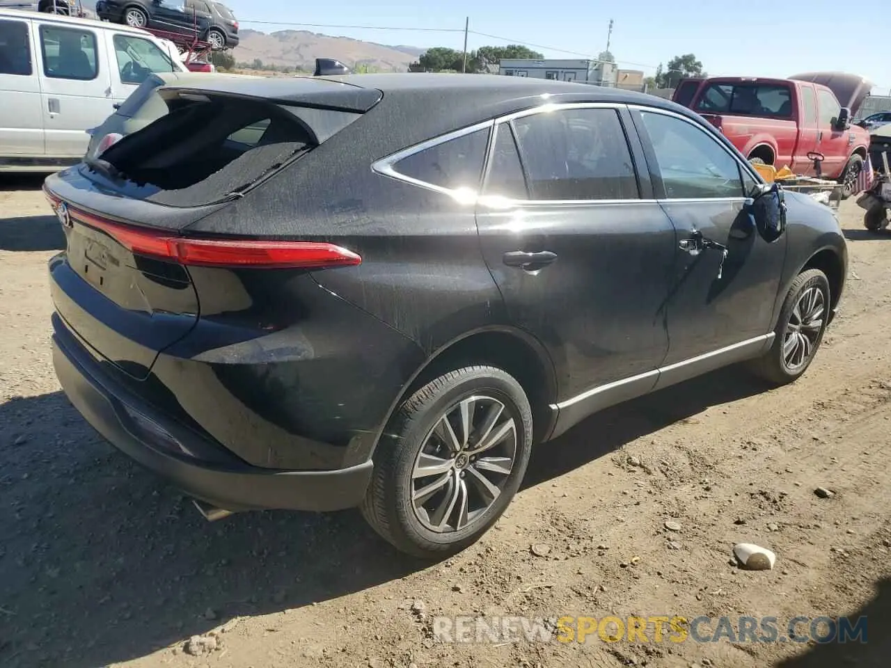 3 fotografías del automóvil dañado JTEAAAAH3PJ135789 TOYOTA VENZA 2023