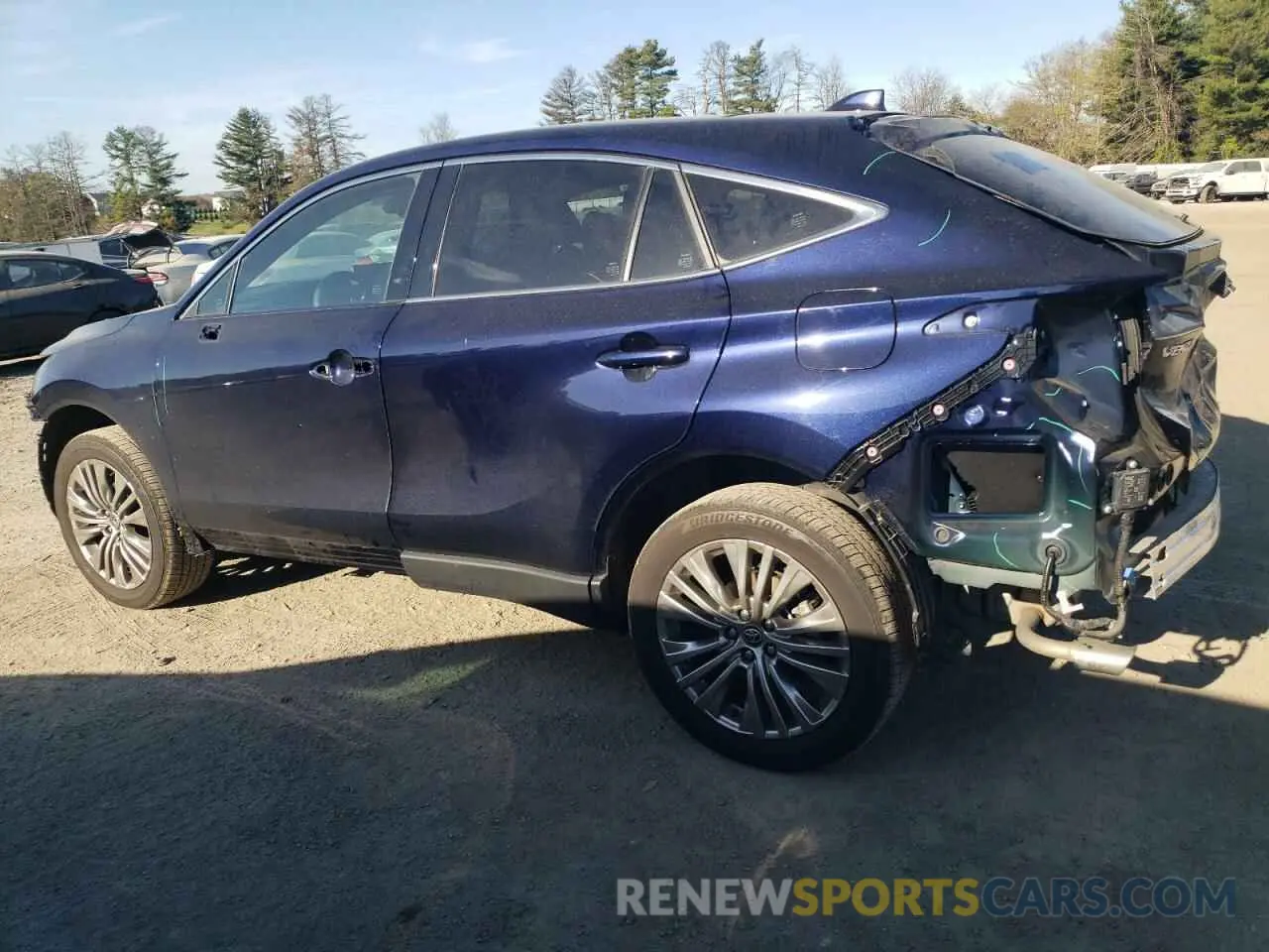 2 fotografías del automóvil dañado JTEAAAAH4PJ121349 TOYOTA VENZA 2023