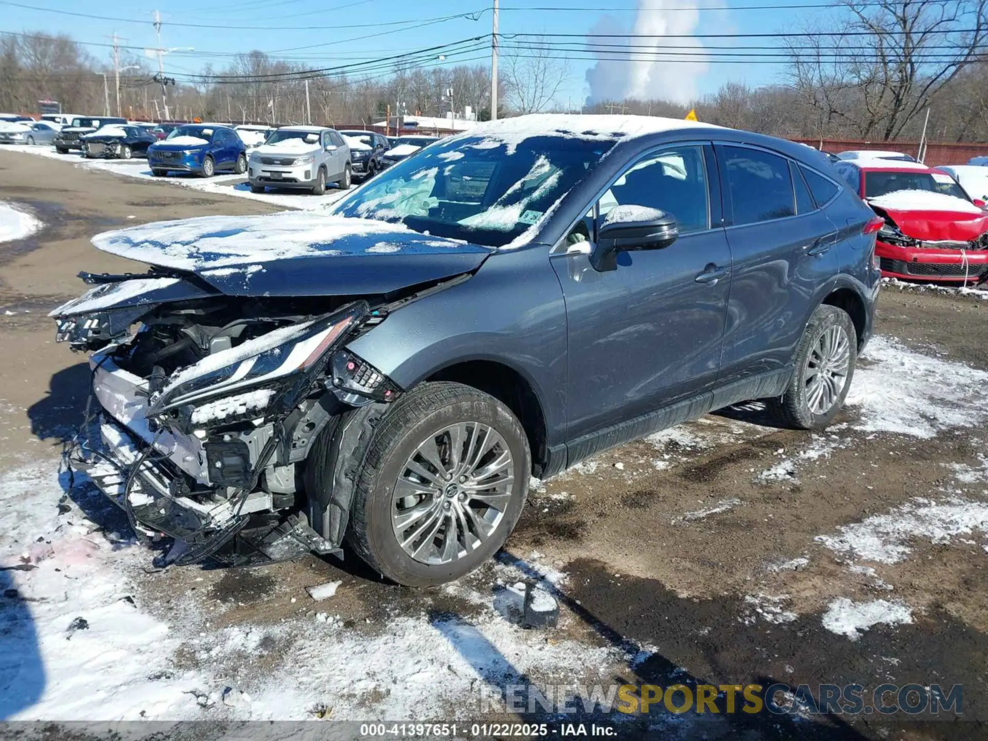 2 fotografías del automóvil dañado JTEAAAAH5PJ144090 TOYOTA VENZA 2023