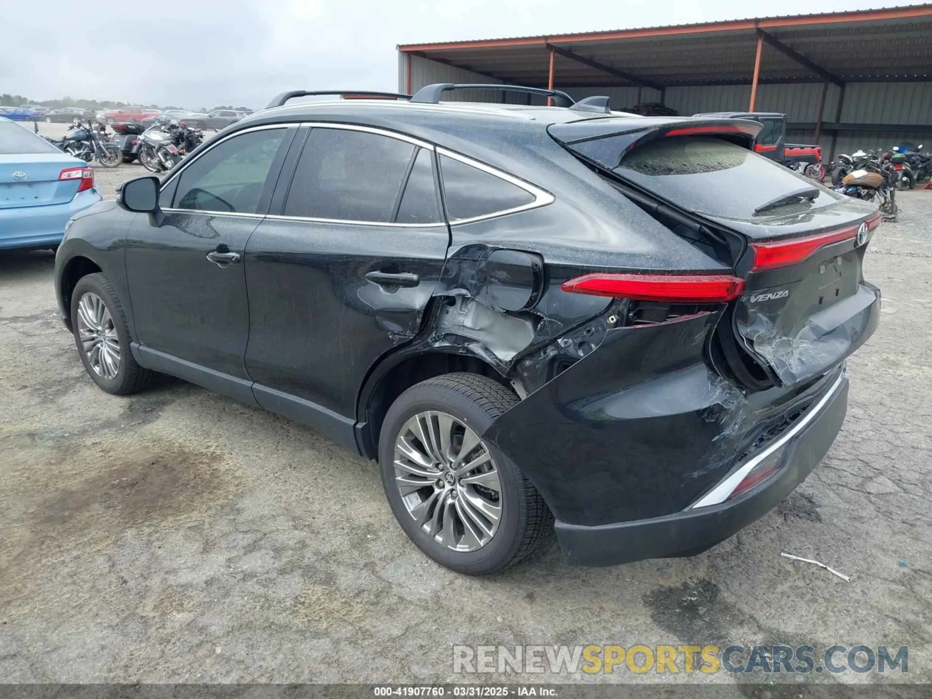 3 fotografías del automóvil dañado JTEAAAAH6PJ137925 TOYOTA VENZA 2023