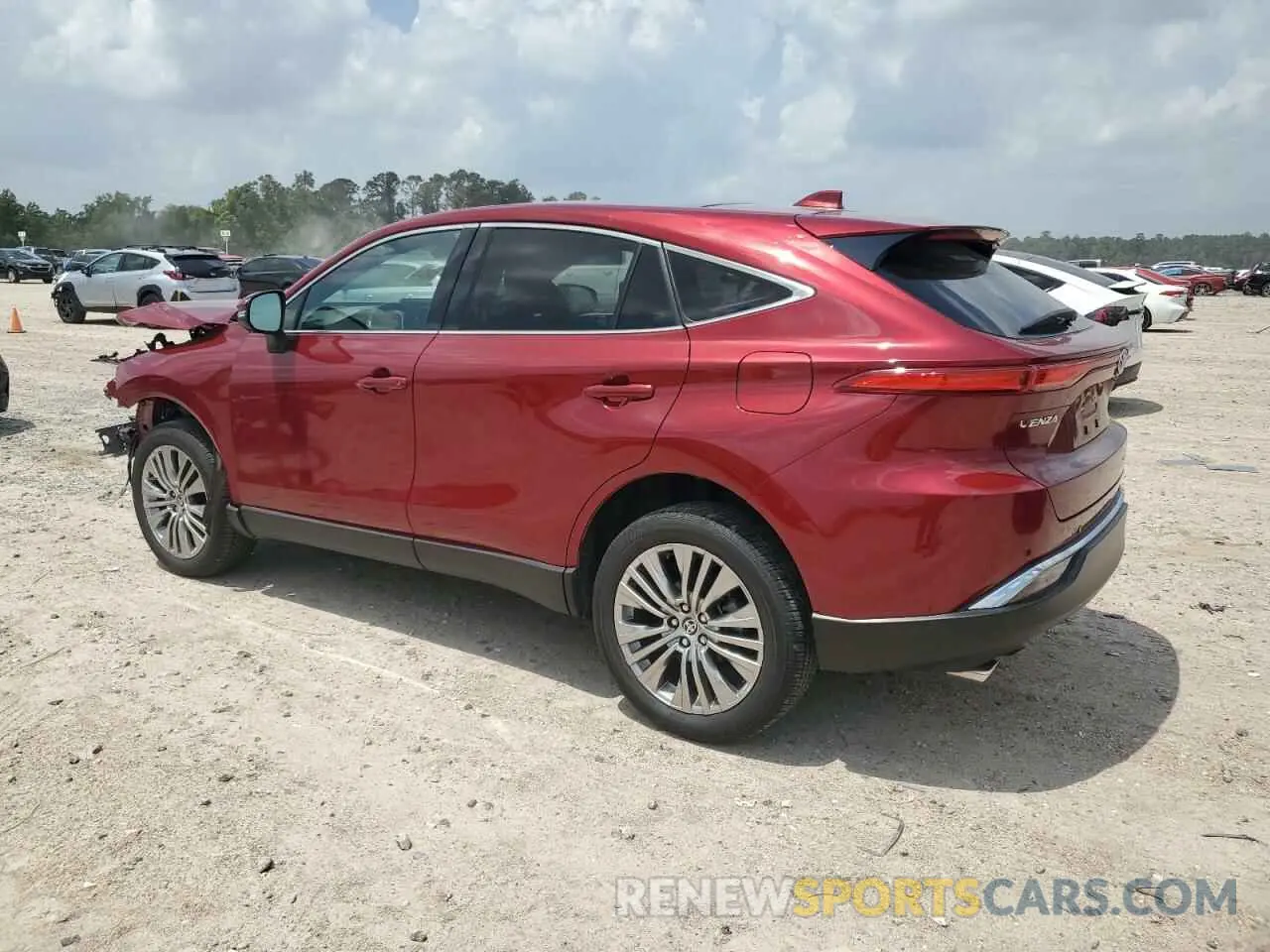 2 fotografías del automóvil dañado JTEAAAAH6PJ140923 TOYOTA VENZA 2023
