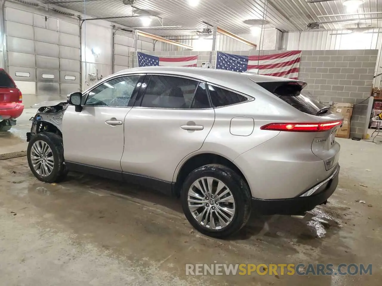 2 fotografías del automóvil dañado JTEAAAAH9PJ127633 TOYOTA VENZA 2023