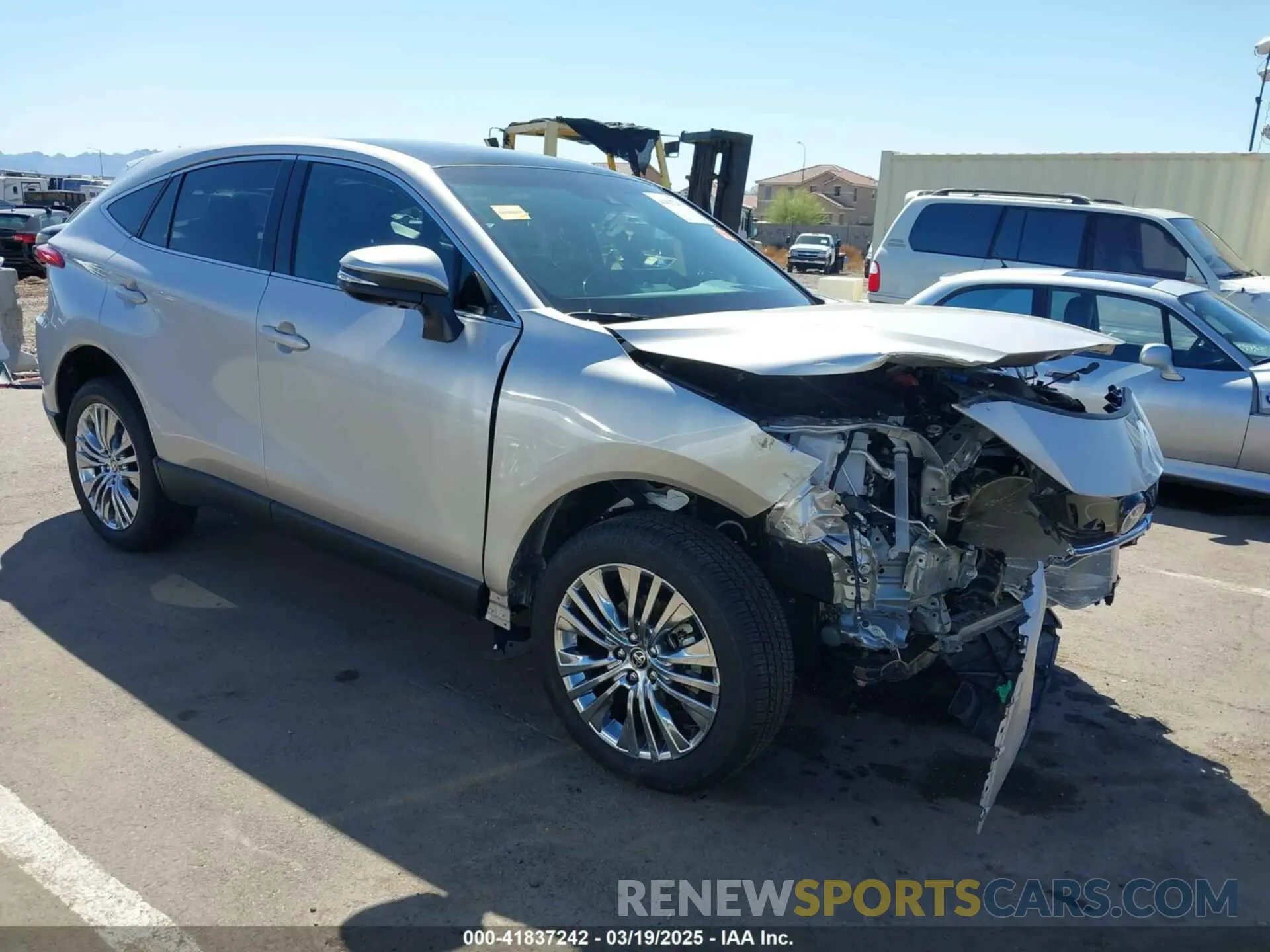 1 fotografías del automóvil dañado JTEAAAAH3RJ186695 TOYOTA VENZA 2024