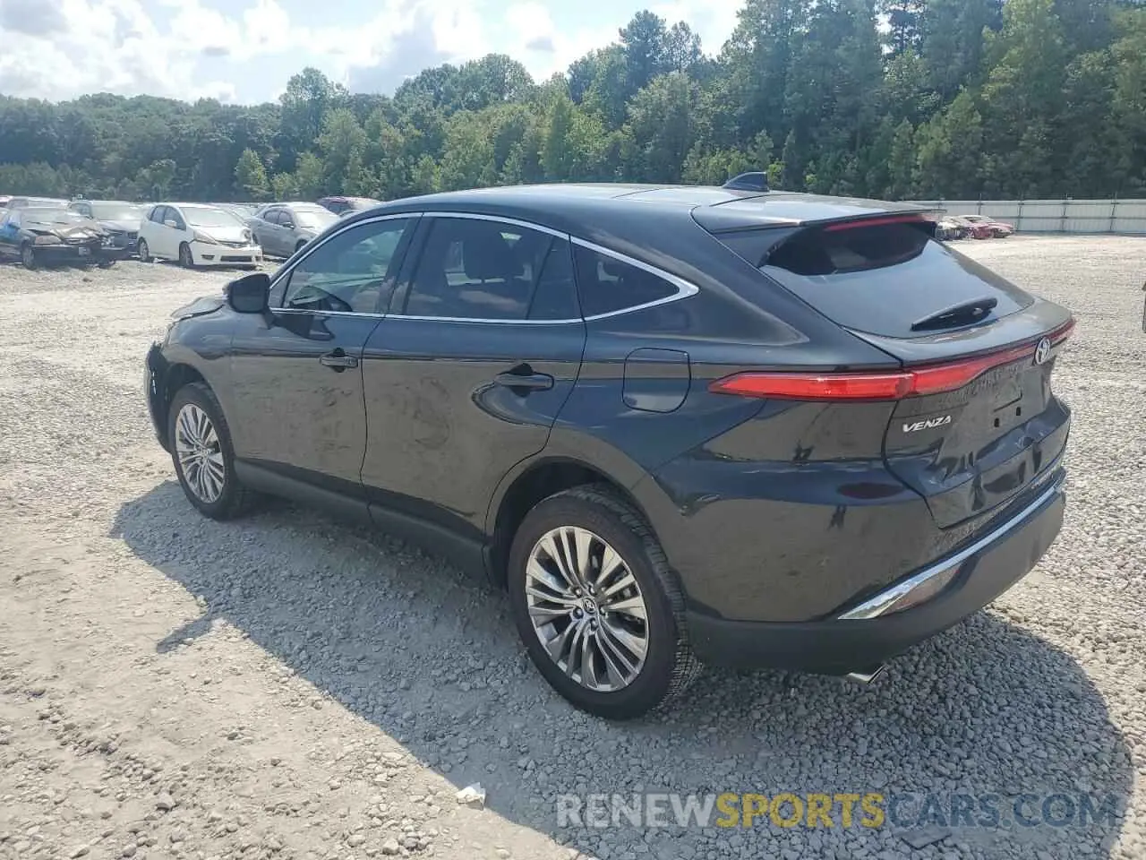 2 fotografías del automóvil dañado JTEAAAAH4RJ173020 TOYOTA VENZA 2024