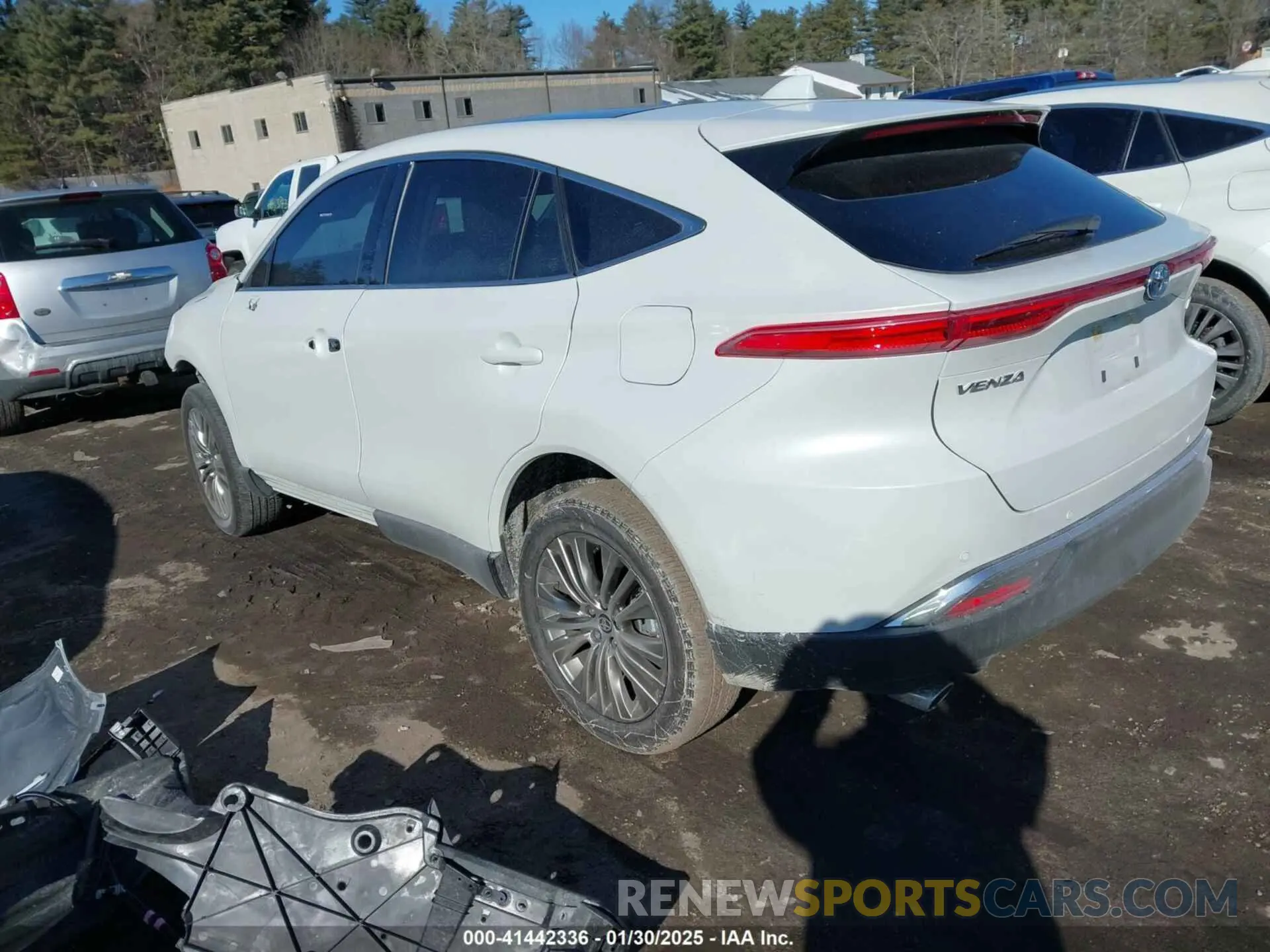 3 fotografías del automóvil dañado JTEAAAAH4RJ182414 TOYOTA VENZA 2024