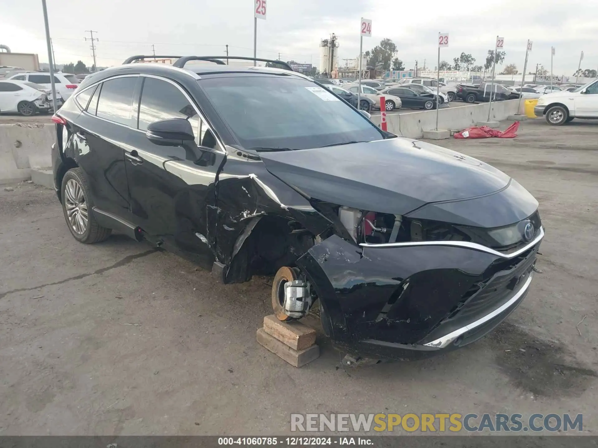 1 fotografías del automóvil dañado JTEAAAAH5RJ172801 TOYOTA VENZA 2024