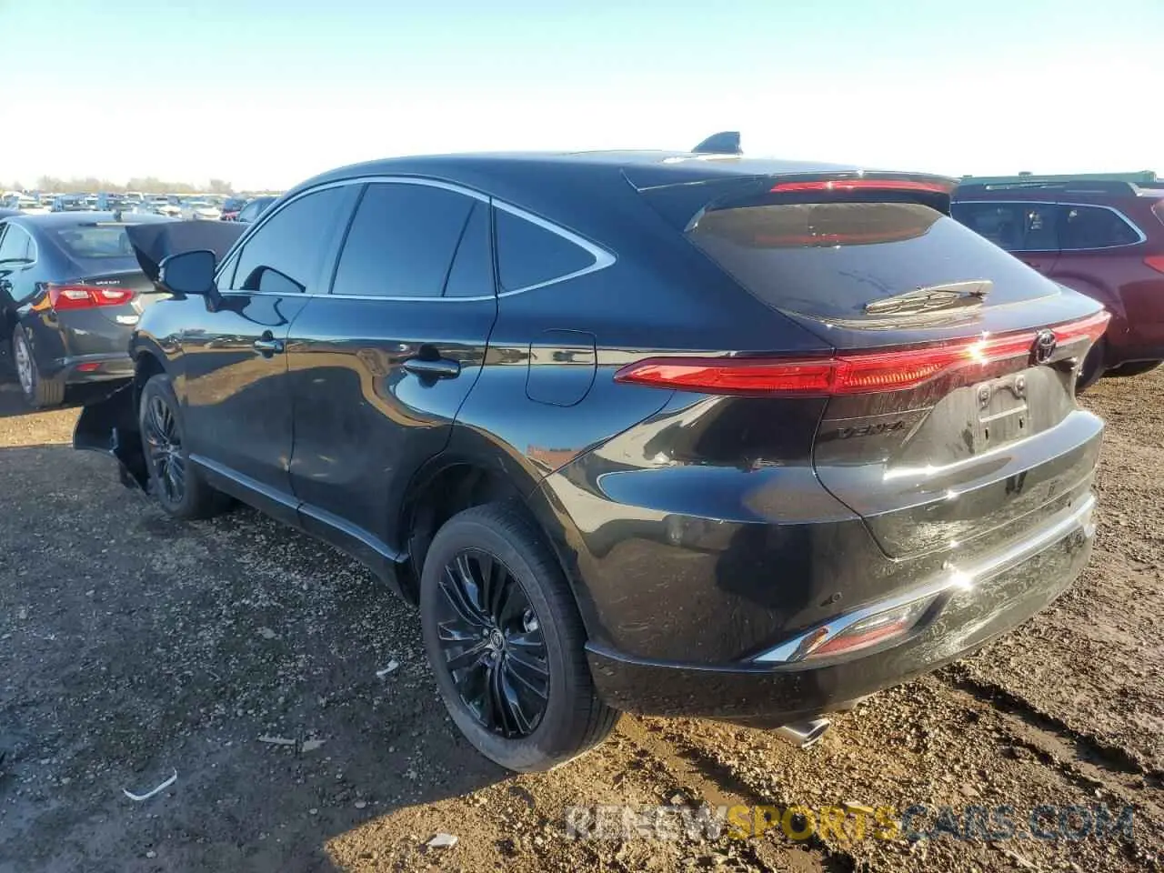 2 fotografías del automóvil dañado JTEAAAAH5RJ184446 TOYOTA VENZA 2024