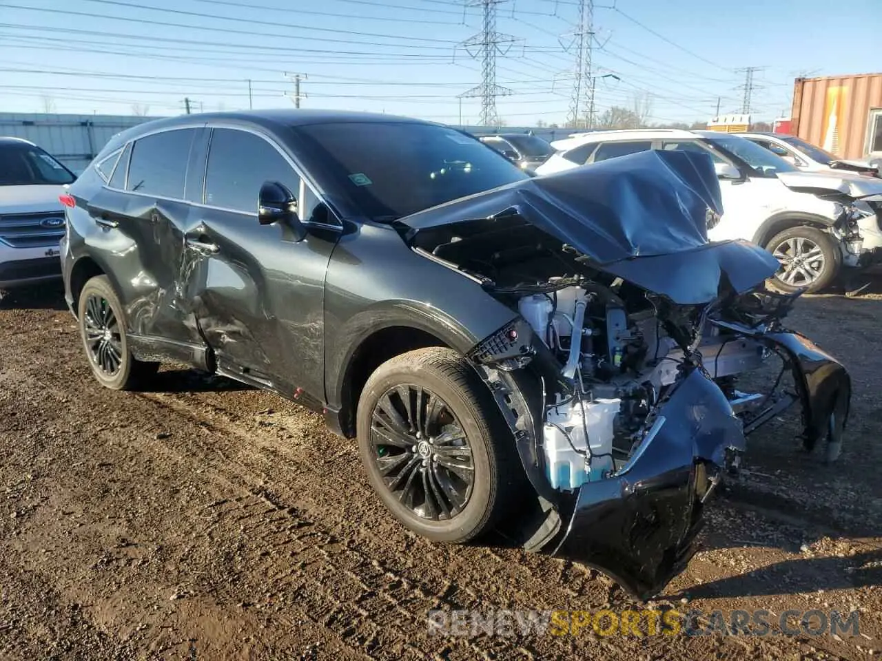 4 fotografías del automóvil dañado JTEAAAAH5RJ184446 TOYOTA VENZA 2024