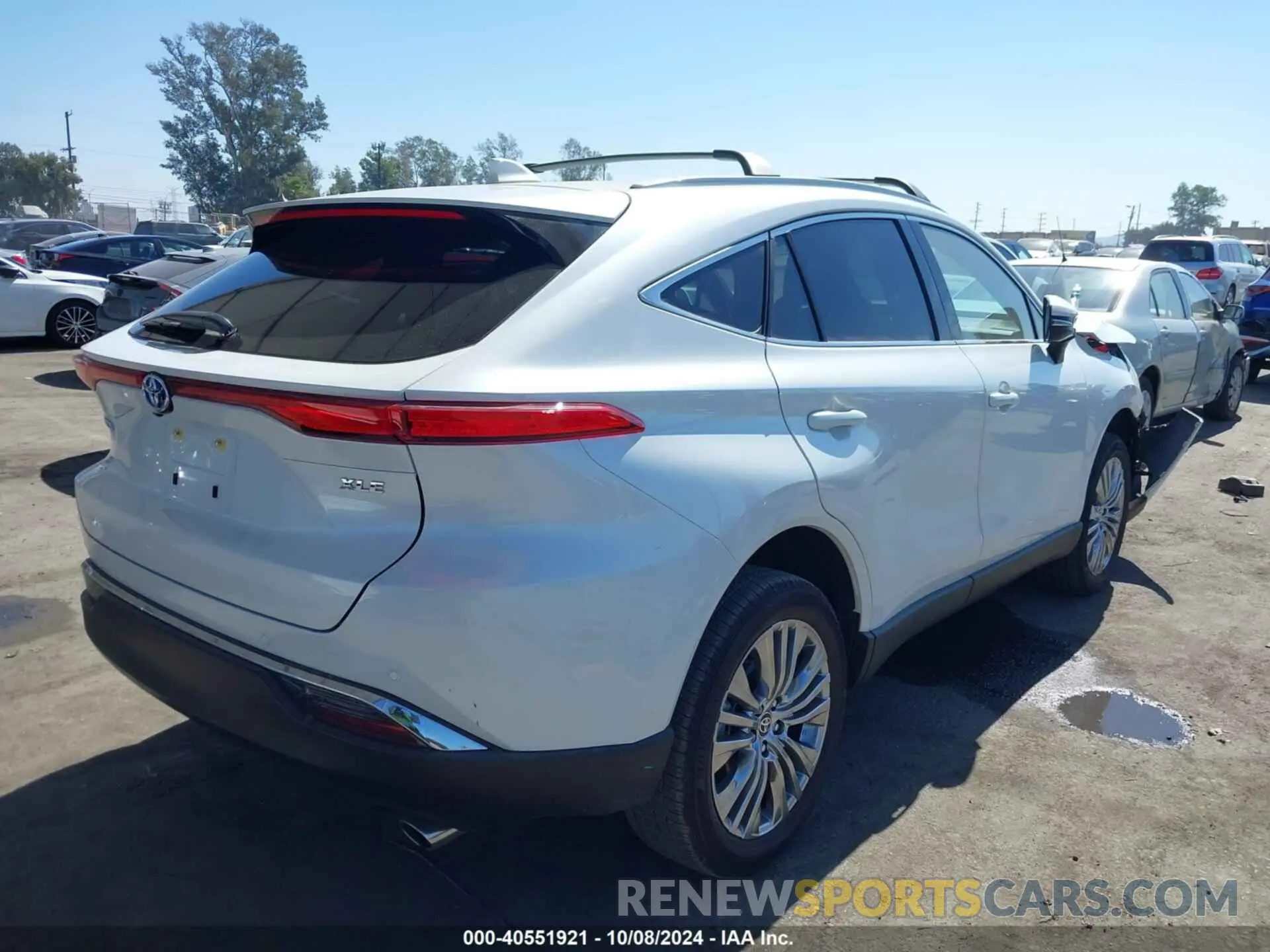 4 fotografías del automóvil dañado JTEAAAAH5RJ186505 TOYOTA VENZA 2024