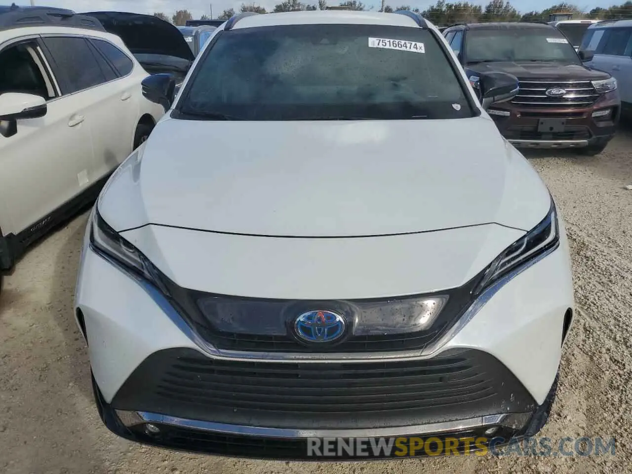 5 fotografías del automóvil dañado JTEAAAAH7RJ177286 TOYOTA VENZA 2024