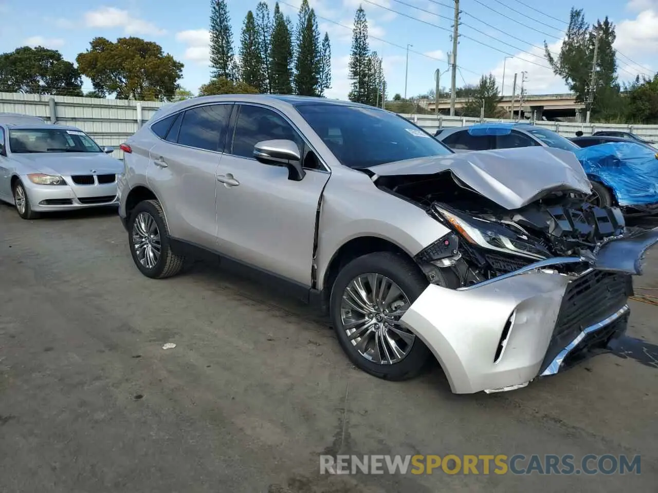 4 fotografías del automóvil dañado JTEAAAAH9RJ187012 TOYOTA VENZA 2024