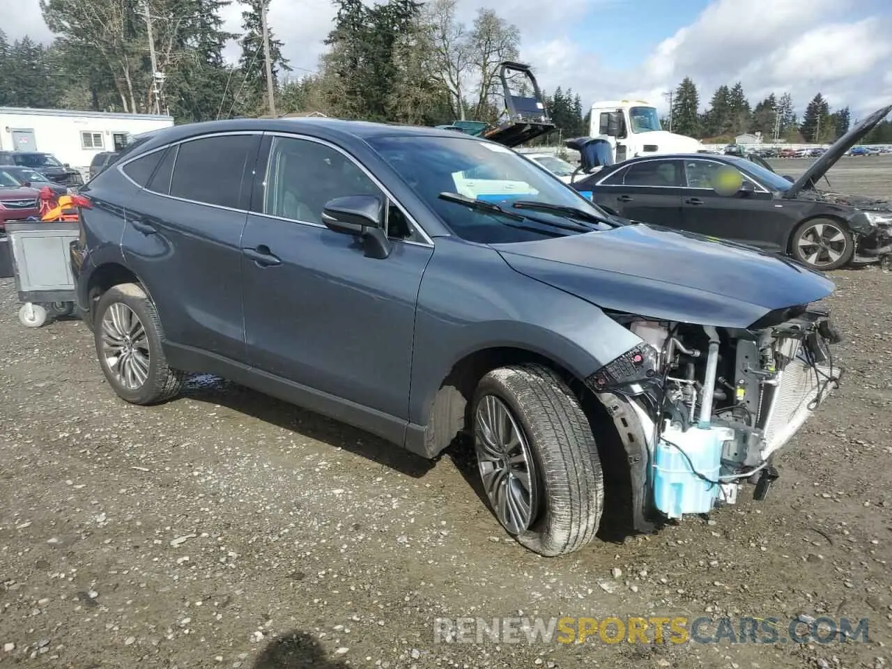4 fotografías del automóvil dañado JTEAAAAHXRJ166556 TOYOTA VENZA 2024