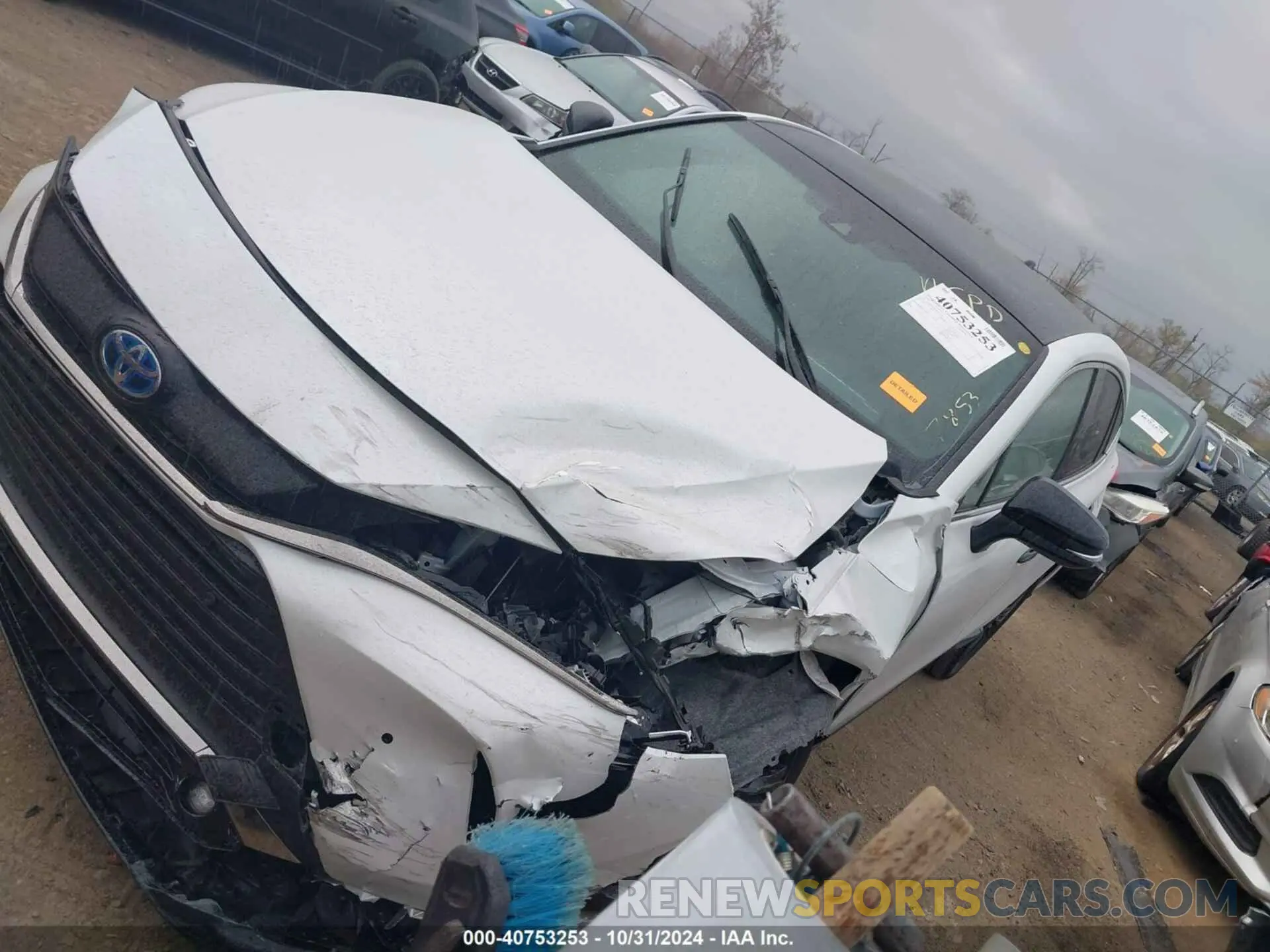 2 fotografías del automóvil dañado JTEAAAAHXRJ167853 TOYOTA VENZA 2024