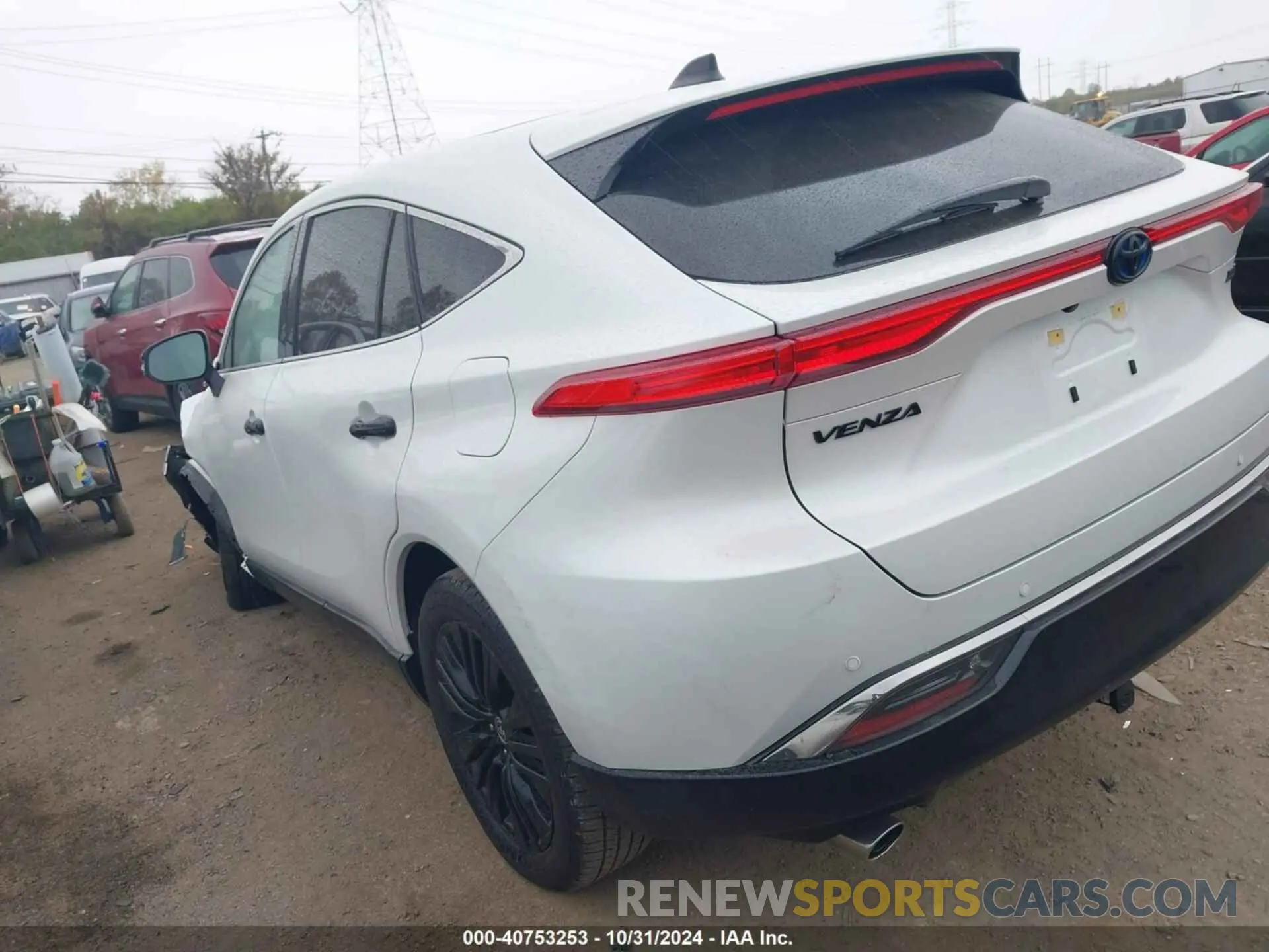 3 fotografías del automóvil dañado JTEAAAAHXRJ167853 TOYOTA VENZA 2024
