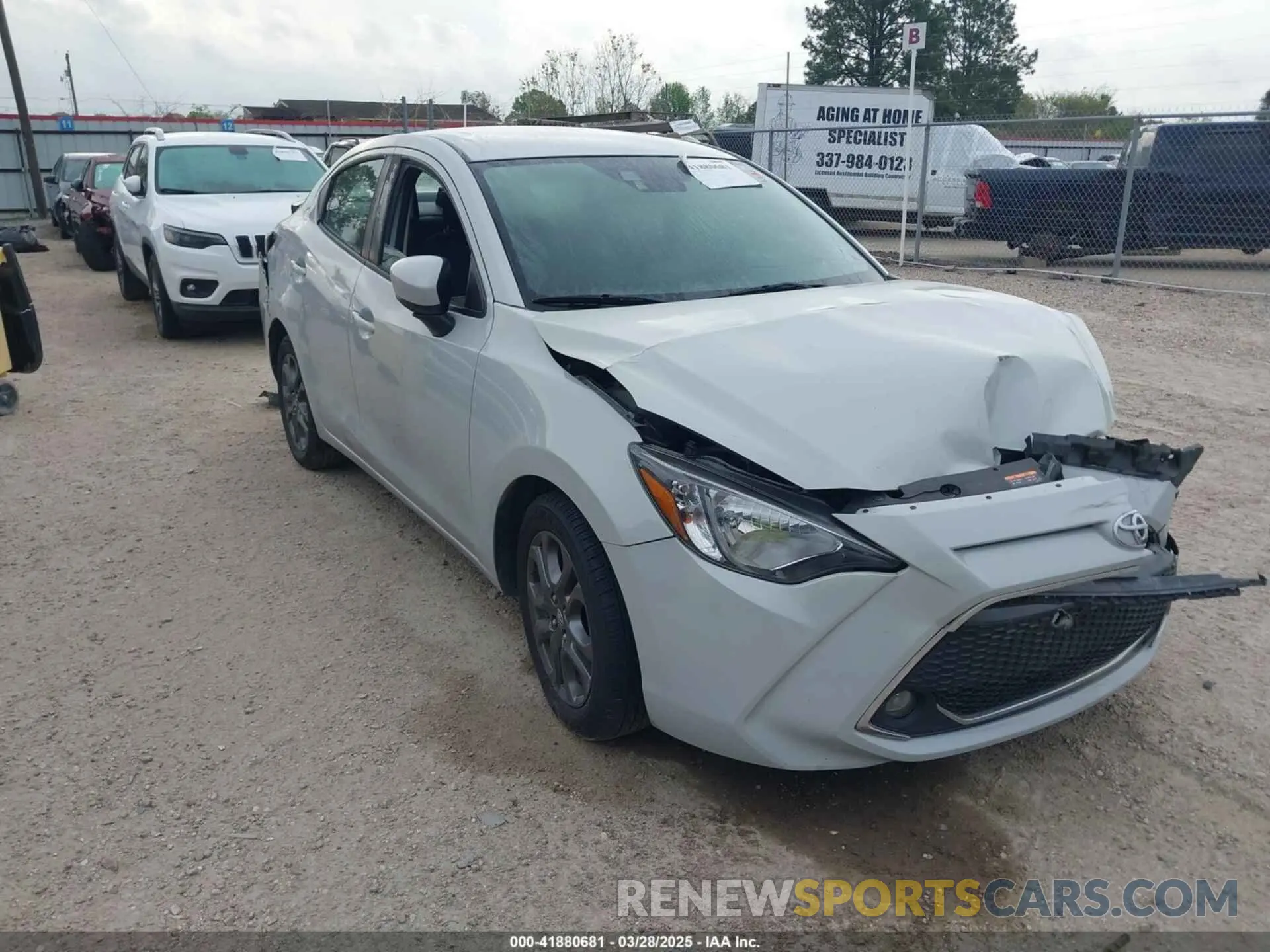 1 fotografías del automóvil dañado 3MYDLBYV0KY507141 TOYOTA YARIS 2019