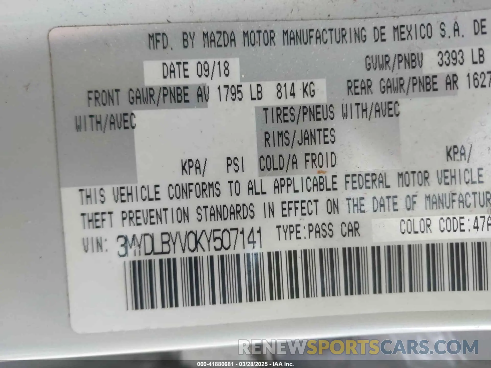 9 fotografías del automóvil dañado 3MYDLBYV0KY507141 TOYOTA YARIS 2019