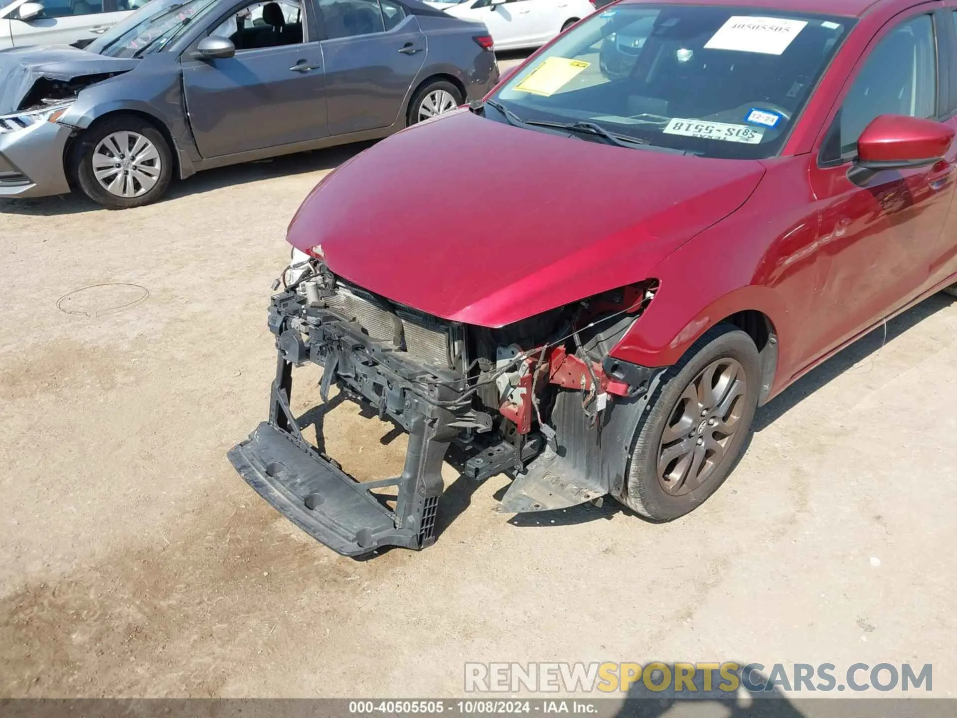 6 fotografías del automóvil dañado 3MYDLBYV0KY525073 TOYOTA YARIS 2019