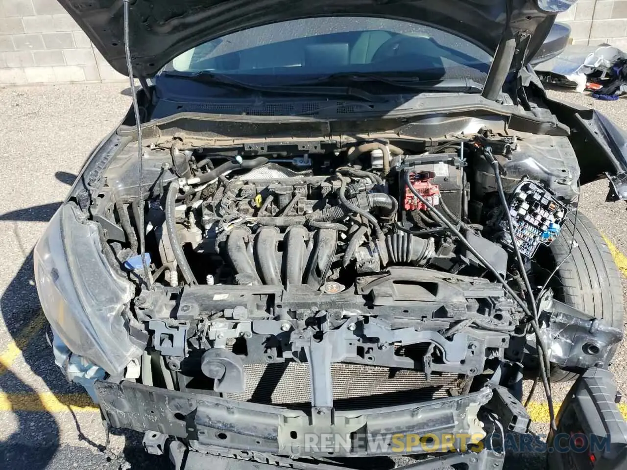 11 fotografías del automóvil dañado 3MYDLBYV1KY518388 TOYOTA YARIS 2019