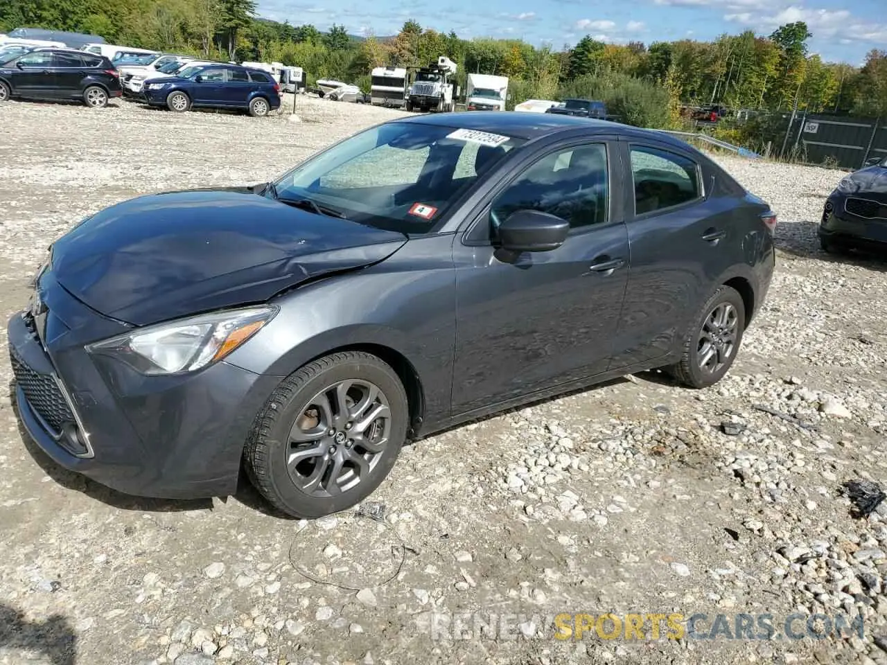 1 fotografías del automóvil dañado 3MYDLBYV2KY519663 TOYOTA YARIS 2019