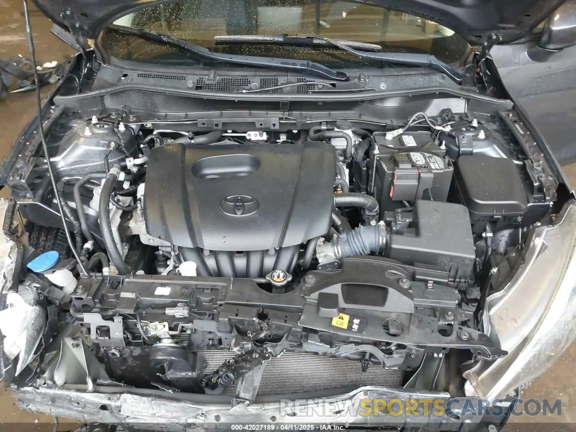 10 fotografías del automóvil dañado 3MYDLBYV3KY508686 TOYOTA YARIS 2019
