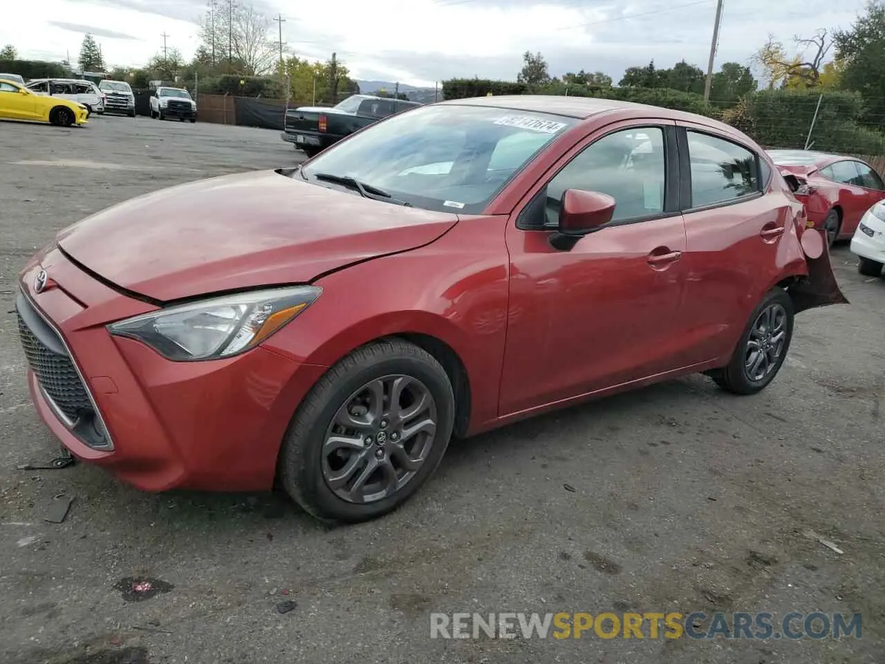 1 fotografías del automóvil dañado 3MYDLBYV3KY510051 TOYOTA YARIS 2019