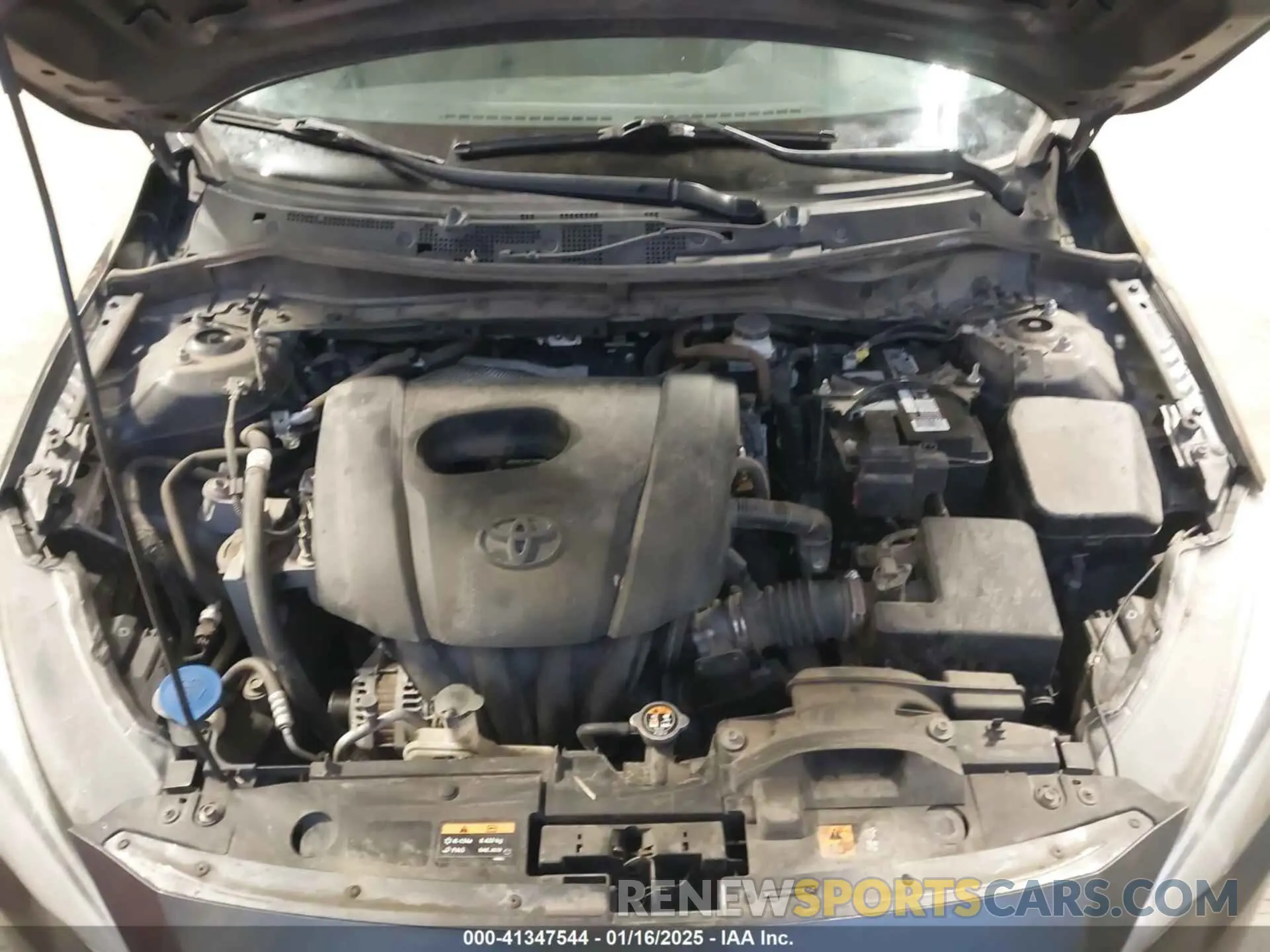 10 fotografías del automóvil dañado 3MYDLBYV4KY514254 TOYOTA YARIS 2019