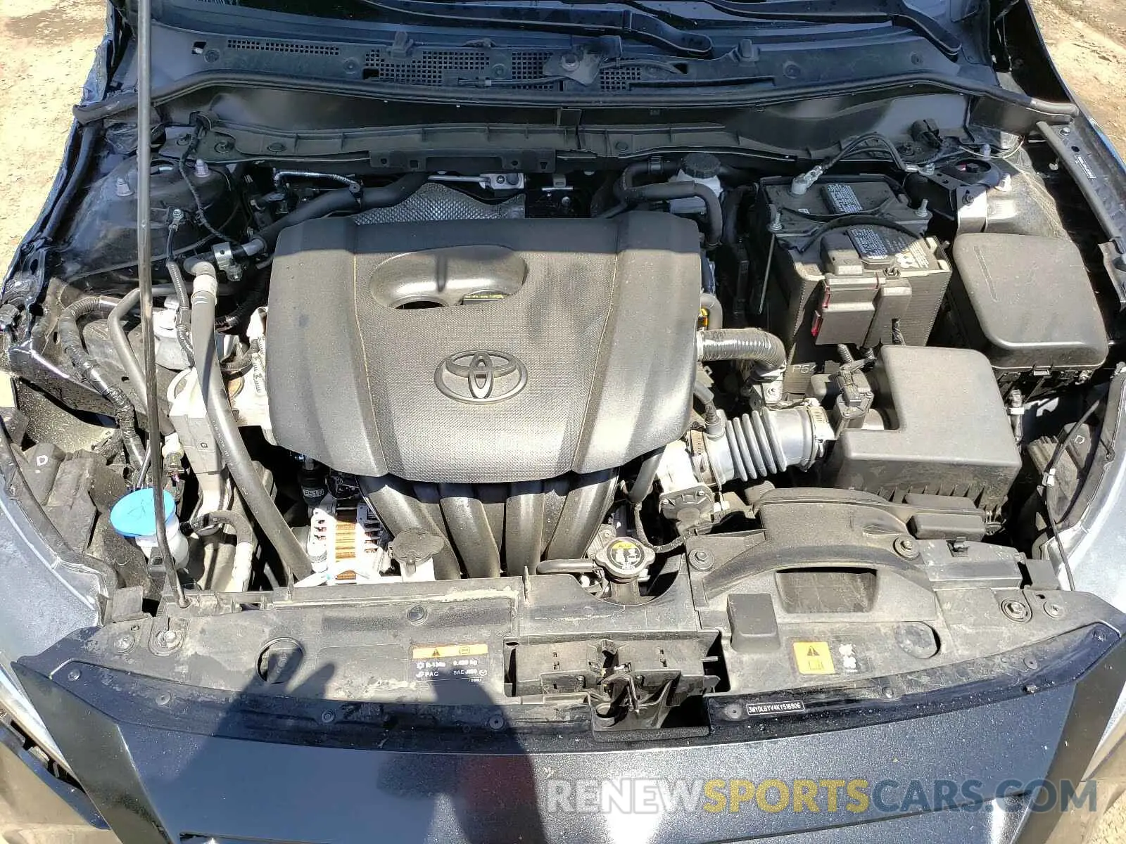 7 fotografías del automóvil dañado 3MYDLBYV4KY518806 TOYOTA YARIS 2019