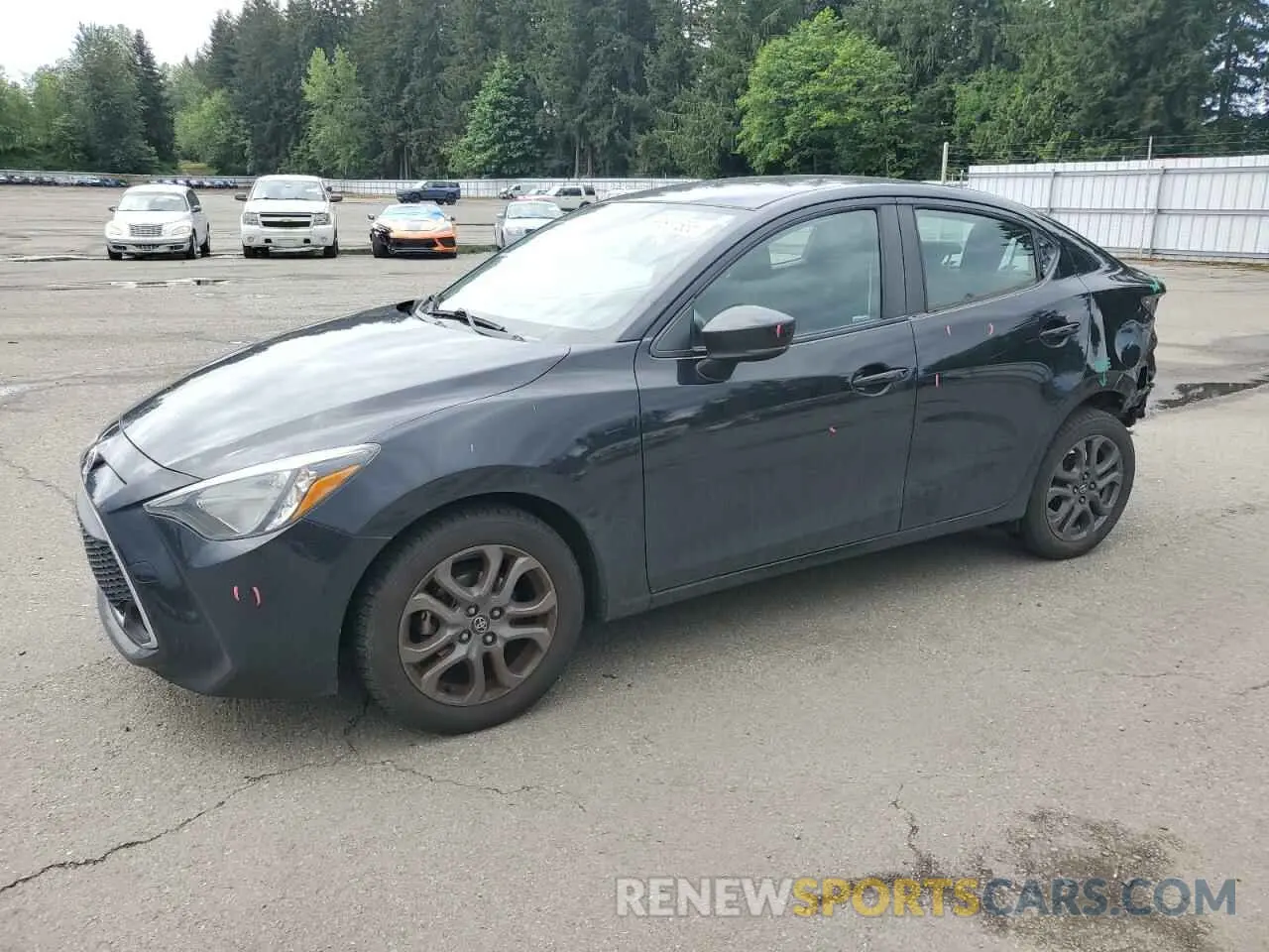 1 fotografías del automóvil dañado 3MYDLBYV4KY522001 TOYOTA YARIS 2019