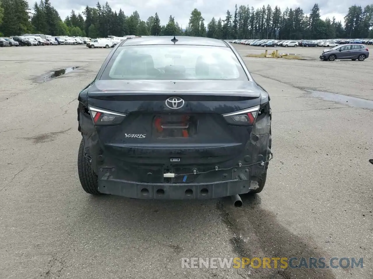 6 fotografías del automóvil dañado 3MYDLBYV4KY522001 TOYOTA YARIS 2019