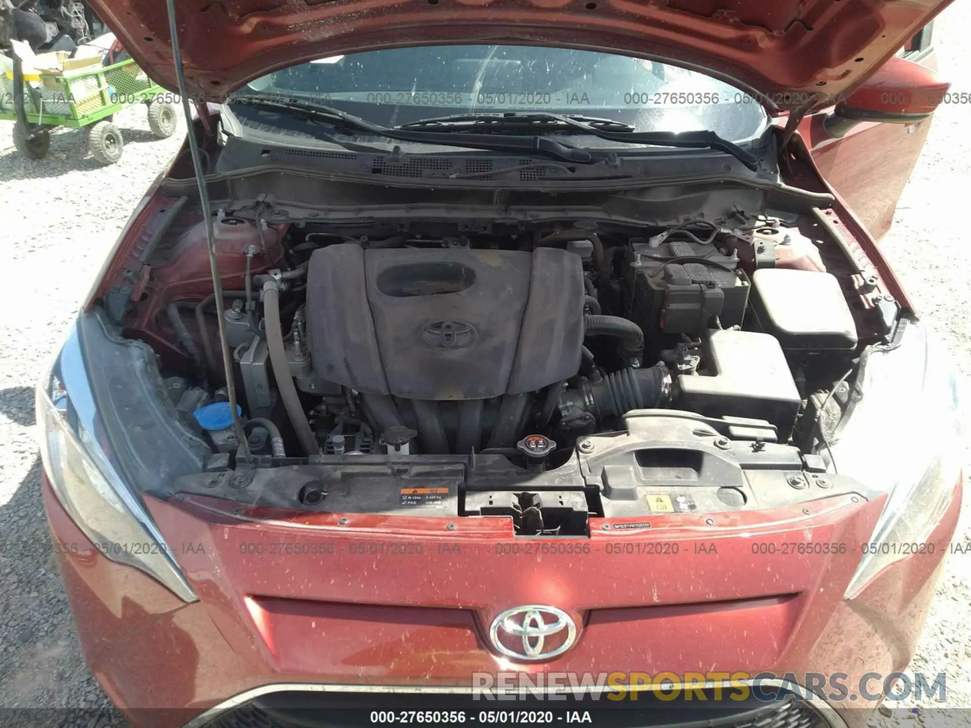 10 fotografías del automóvil dañado 3MYDLBYV4KY525724 TOYOTA YARIS 2019