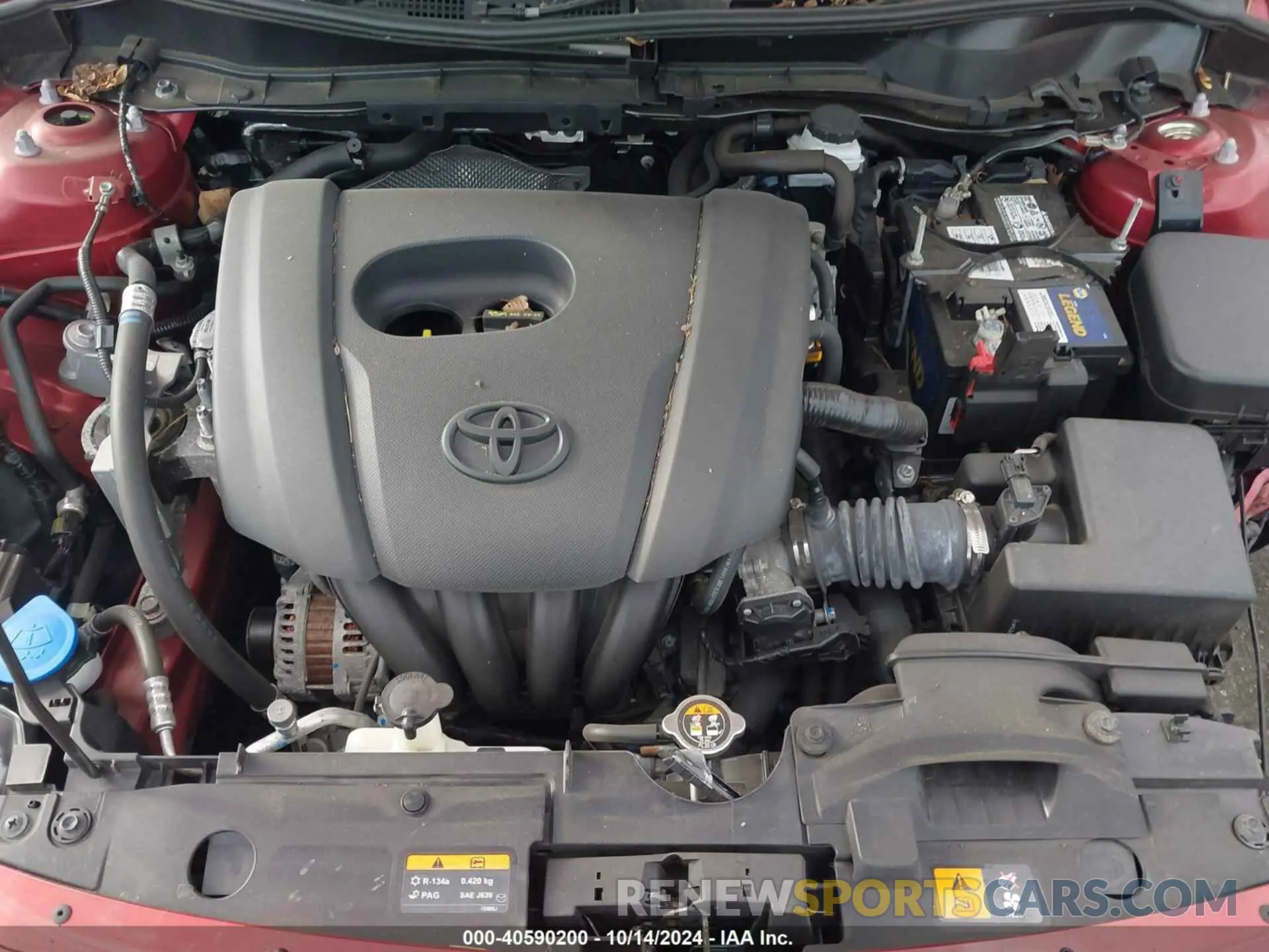 10 fotografías del automóvil dañado 3MYDLBYV6KY509508 TOYOTA YARIS 2019