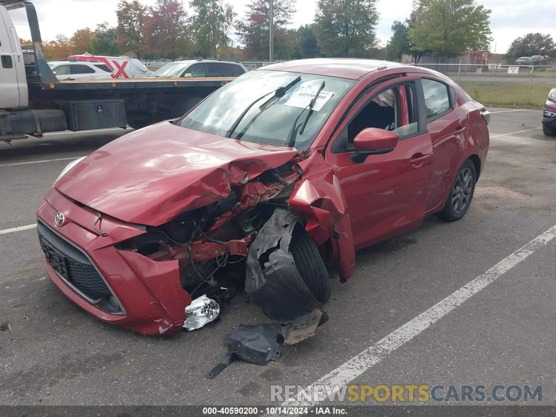 6 fotografías del automóvil dañado 3MYDLBYV6KY509508 TOYOTA YARIS 2019