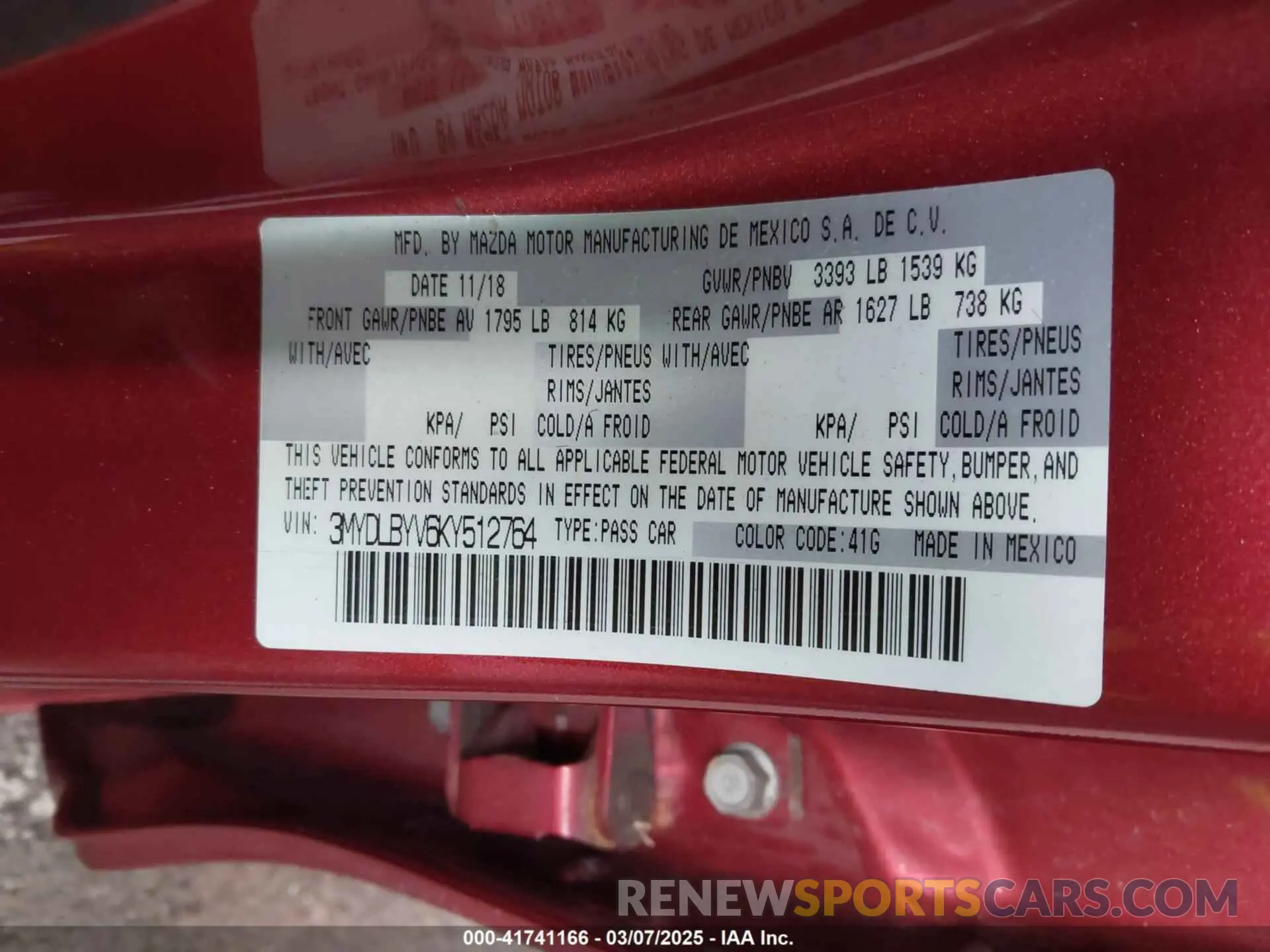 9 fotografías del automóvil dañado 3MYDLBYV6KY512764 TOYOTA YARIS 2019