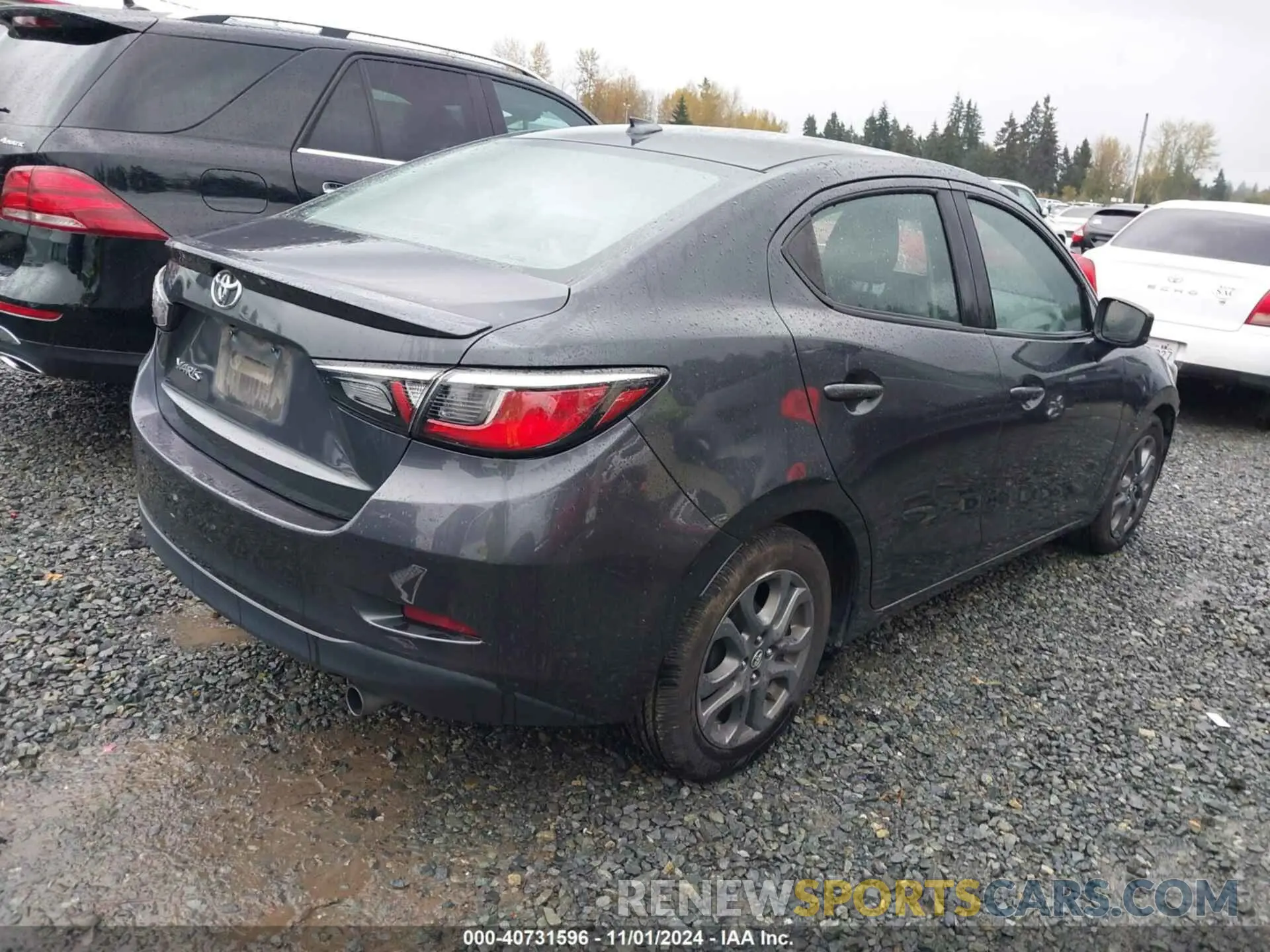 4 fotografías del automóvil dañado 3MYDLBYV6KY514062 TOYOTA YARIS 2019