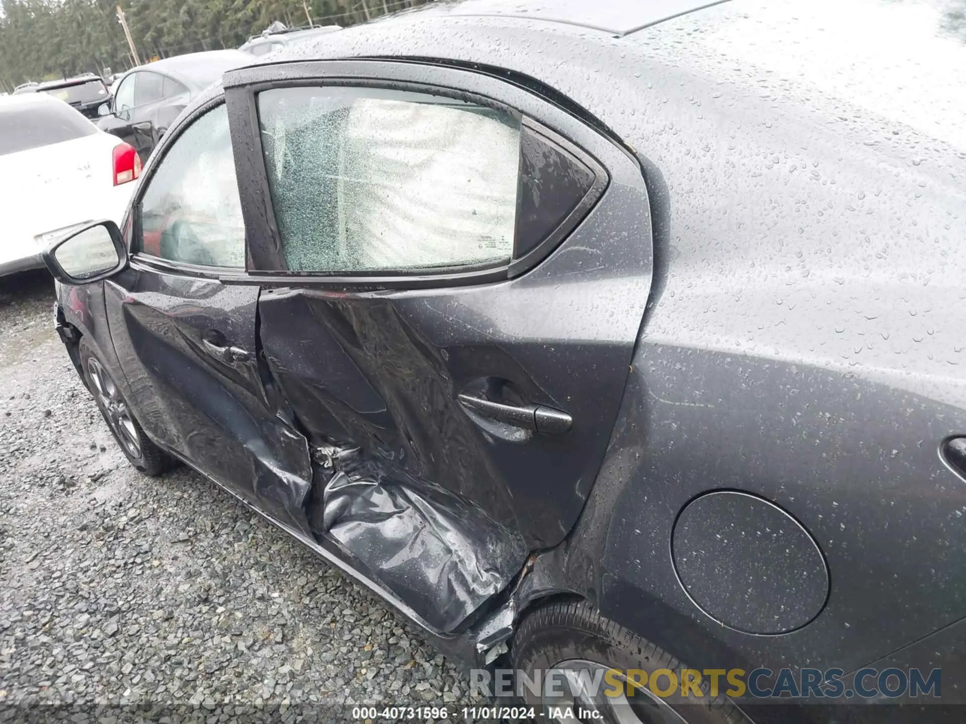 6 fotografías del automóvil dañado 3MYDLBYV6KY514062 TOYOTA YARIS 2019
