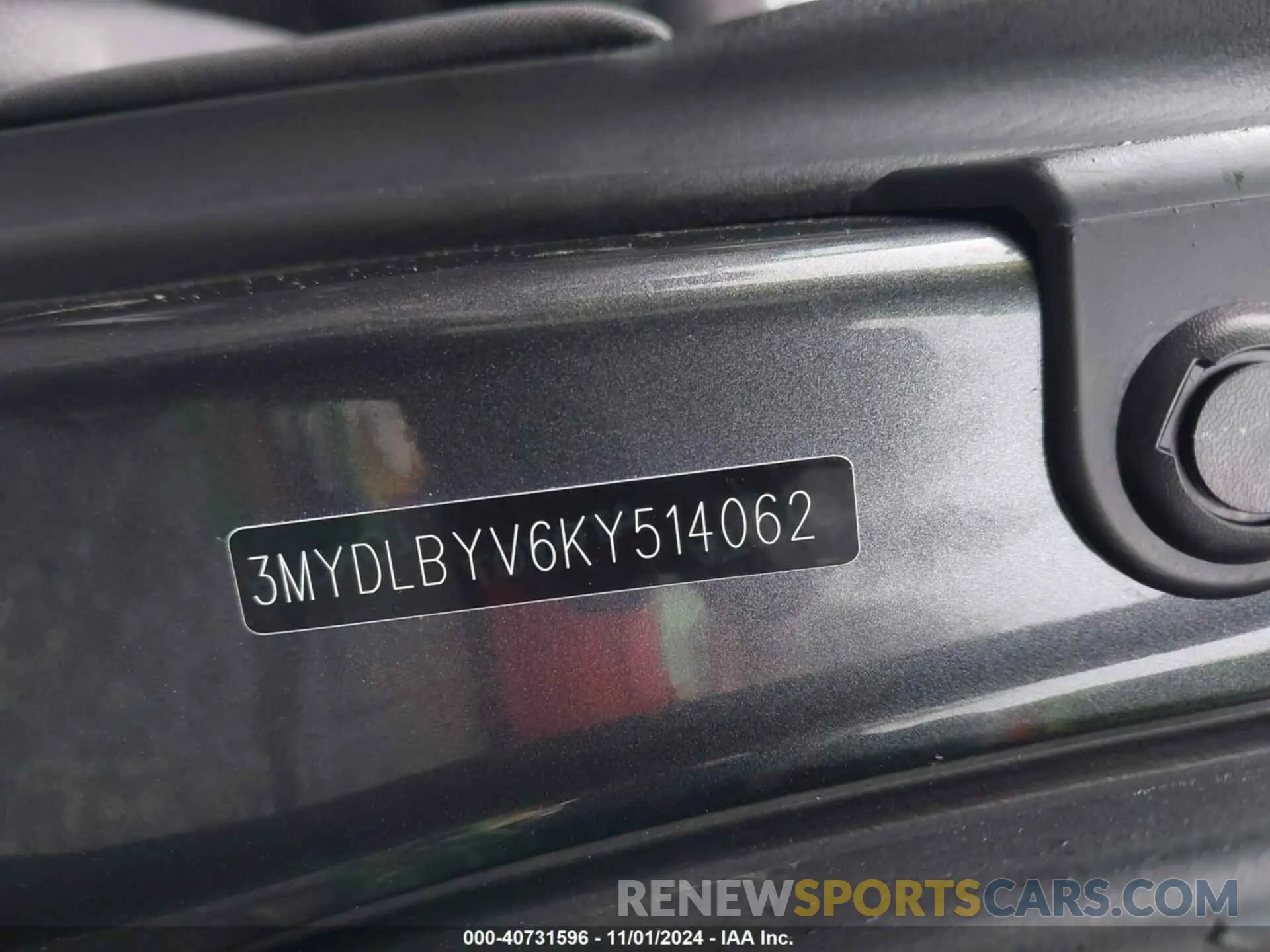 9 fotografías del automóvil dañado 3MYDLBYV6KY514062 TOYOTA YARIS 2019