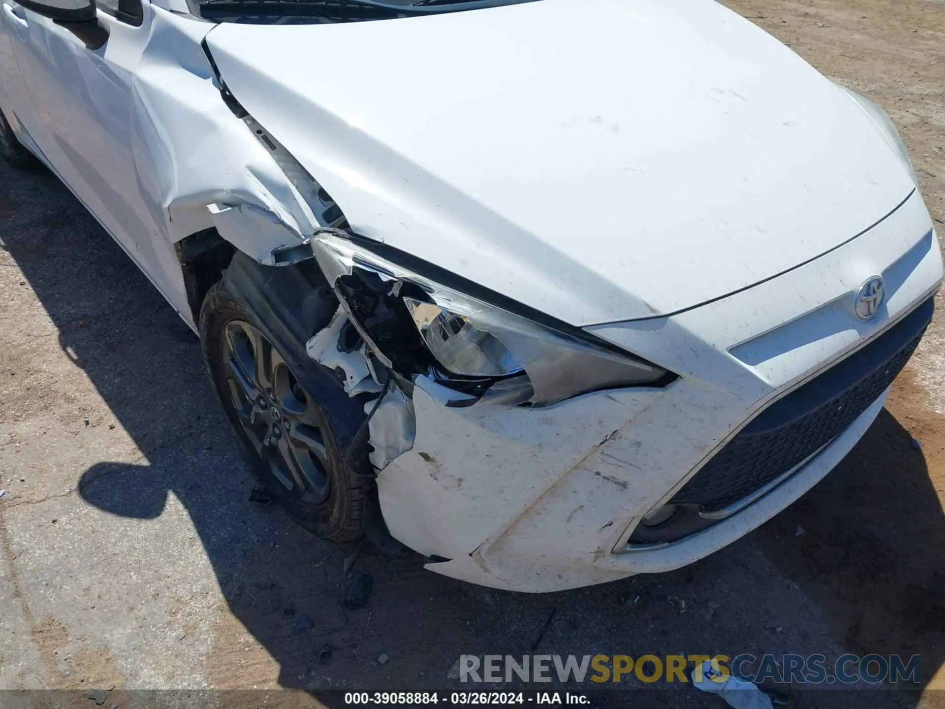 6 fotografías del automóvil dañado 3MYDLBYV6KY525420 TOYOTA YARIS 2019