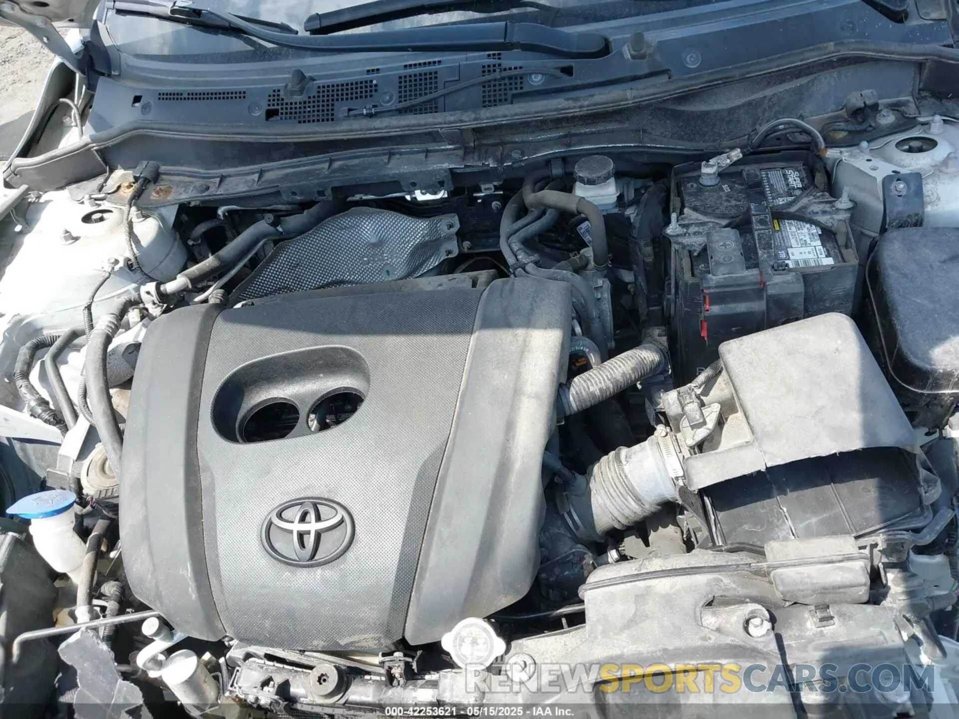 10 fotografías del automóvil dañado 3MYDLBYV7KY506813 TOYOTA YARIS 2019