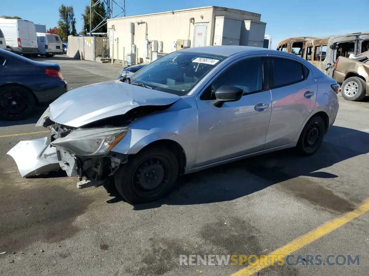 1 fotografías del automóvil dañado 3MYDLBYV7KY508173 TOYOTA YARIS 2019