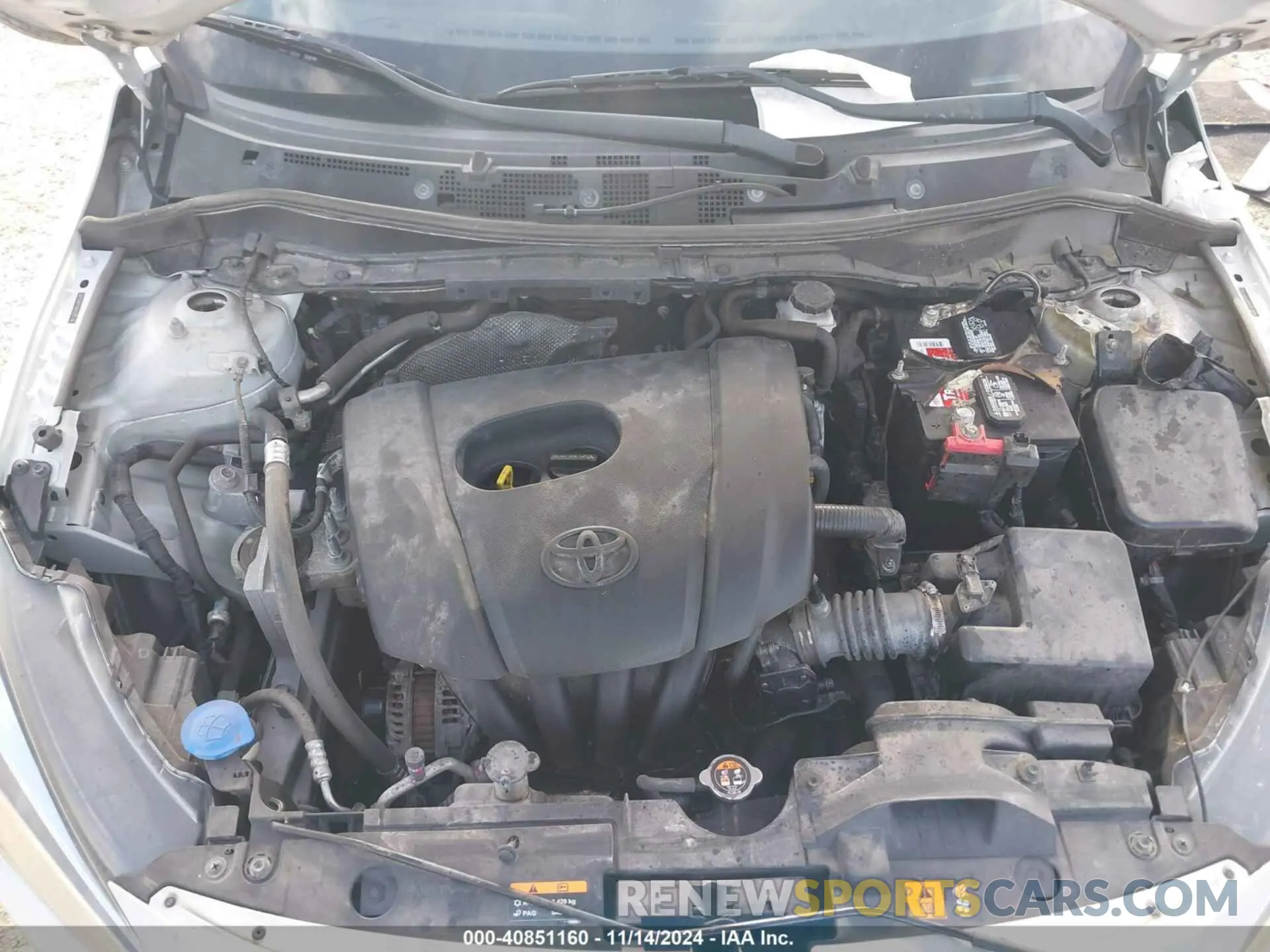 10 fotografías del automóvil dañado 3MYDLBYV8KY515746 TOYOTA YARIS 2019