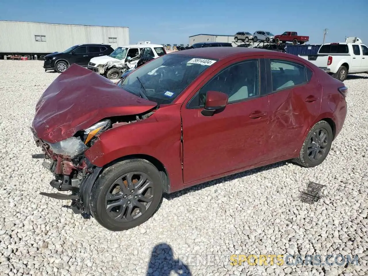 1 fotografías del automóvil dañado 3MYDLBYV9KY507252 TOYOTA YARIS 2019