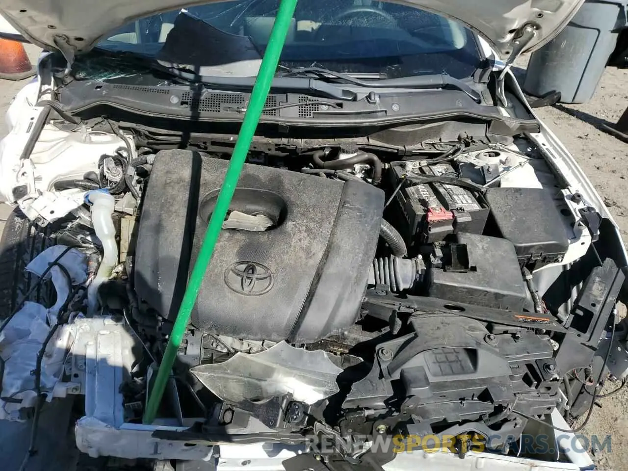 11 fotografías del automóvil dañado 3MYDLBYV9KY518042 TOYOTA YARIS 2019