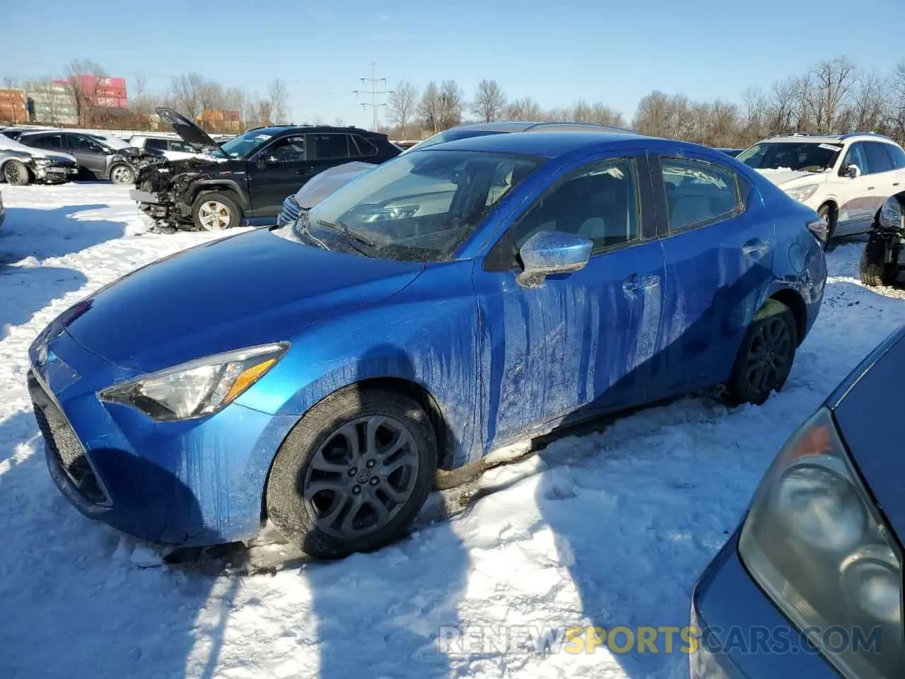 1 fotografías del automóvil dañado 3MYDLBYV9KY526643 TOYOTA YARIS 2019