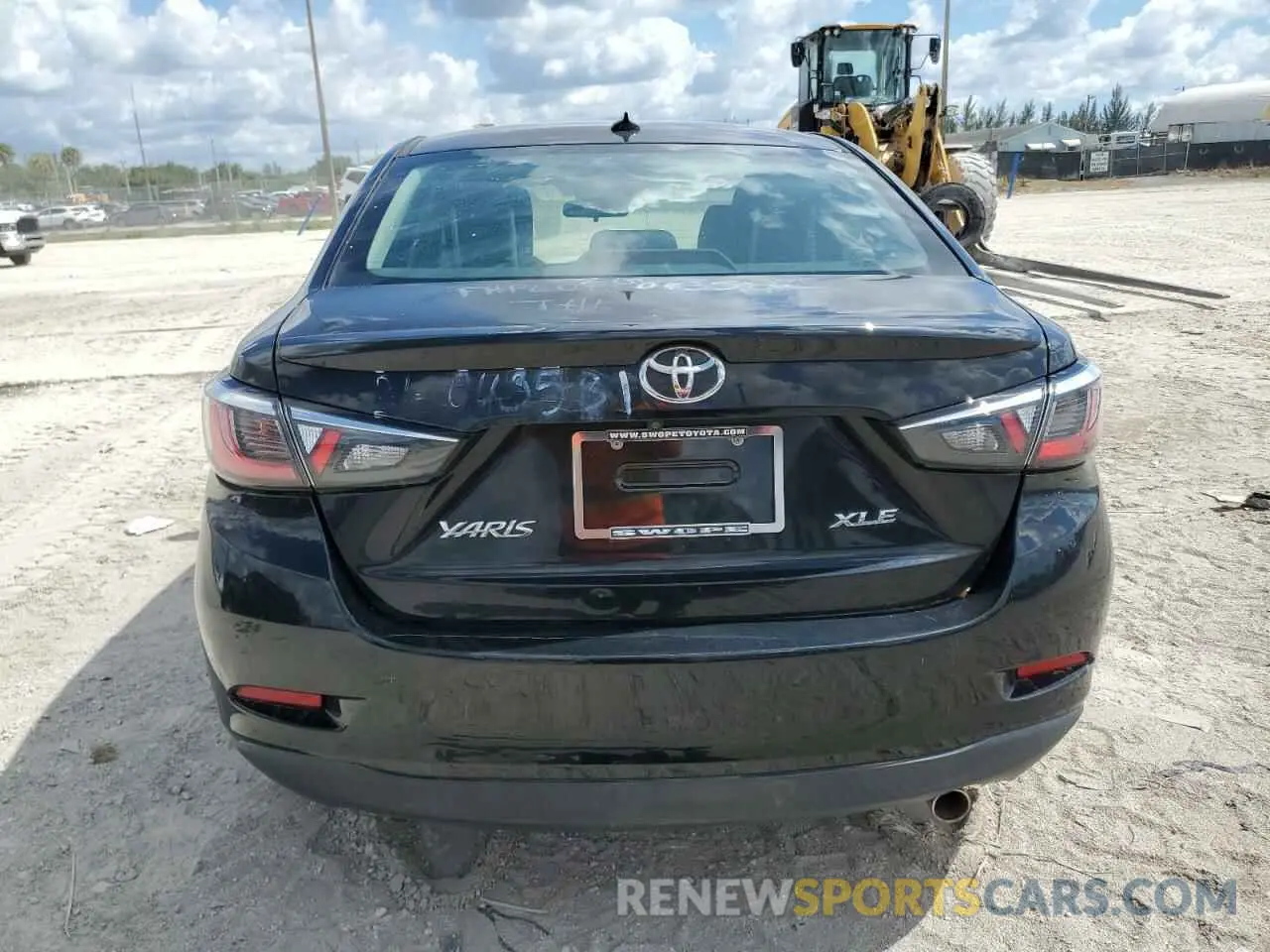 6 fotografías del automóvil dañado 3MYDLBYVXKY506188 TOYOTA YARIS 2019