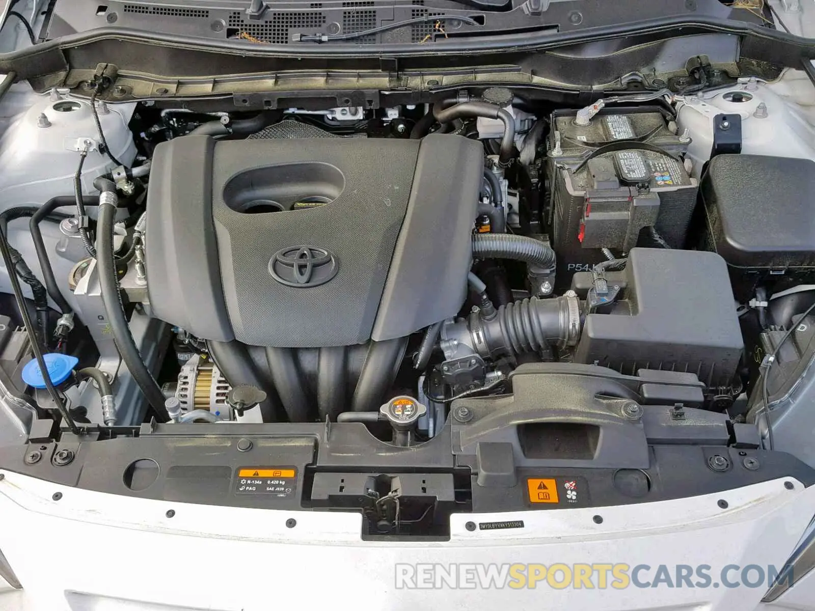 7 fotografías del automóvil dañado 3MYDLBYVXKY513304 TOYOTA YARIS 2019