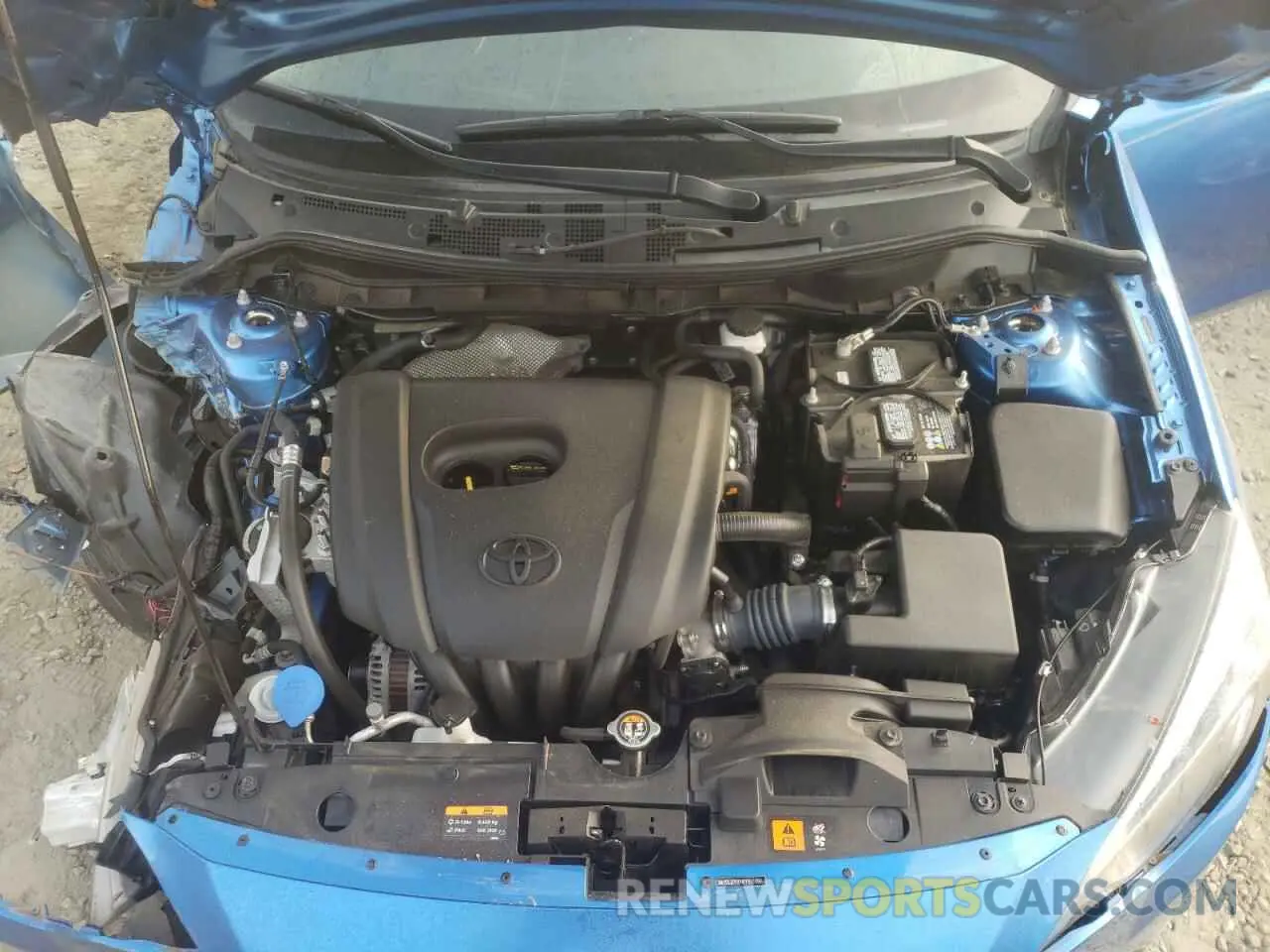 7 fotografías del automóvil dañado 3MYDLBYVXKY513996 TOYOTA YARIS 2019